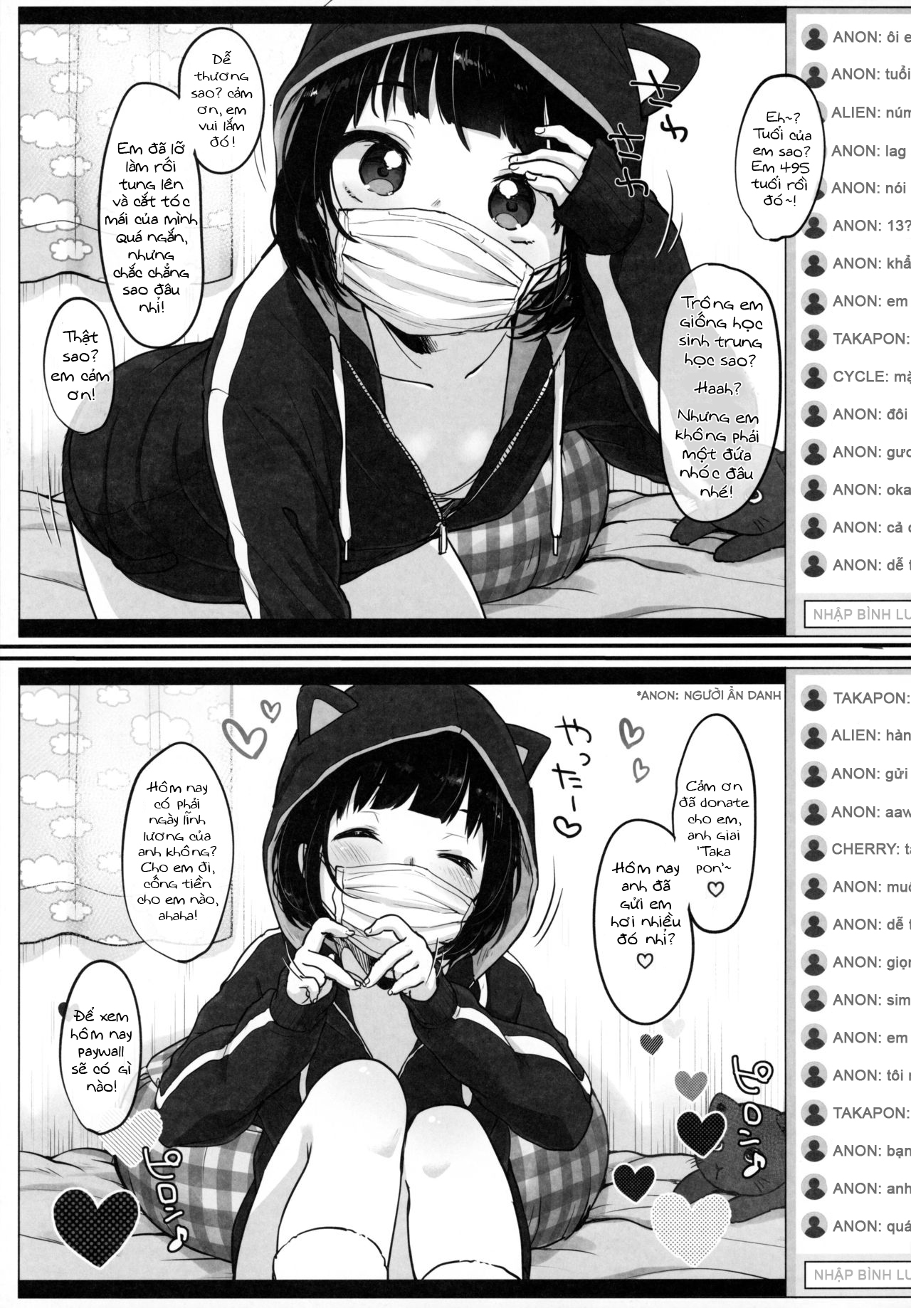 Đọc truyện hentai Wednesday's Erotic Stream - Oneshot