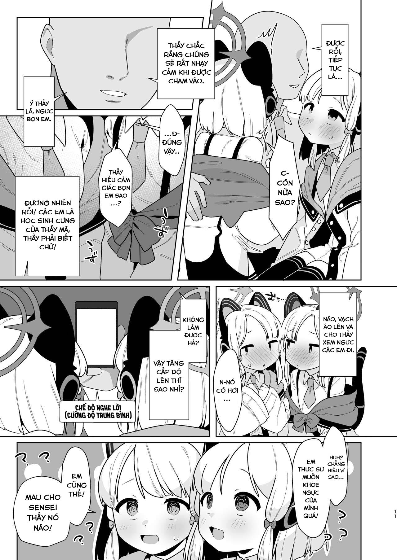 Đọc truyện hentai Câu lạc bộ Blue Archive thao túng tâm trí - Oneshot