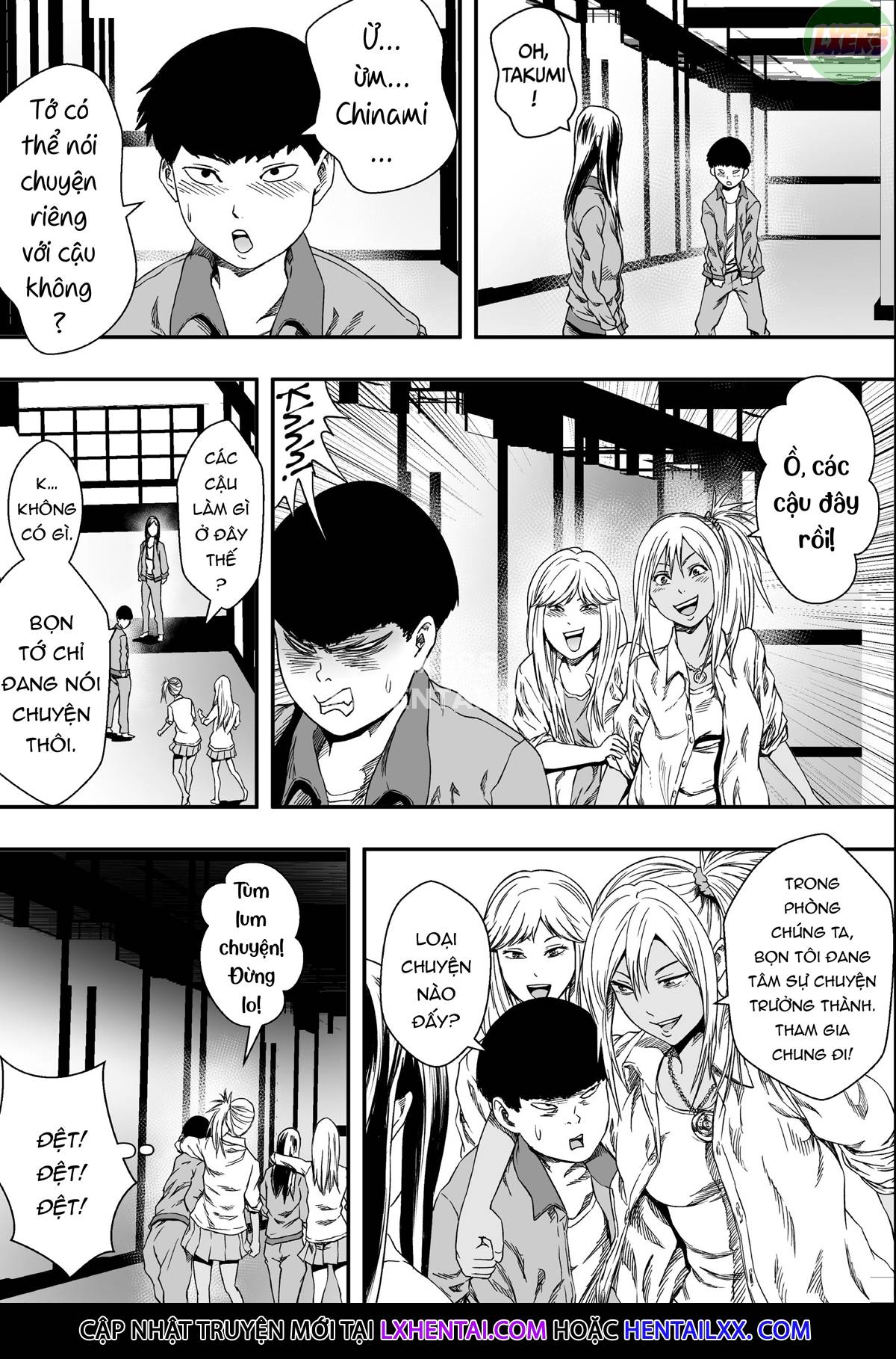 Đọc truyện hentai Field Trip with My First Crush and the Bad Crowd - Oneshot