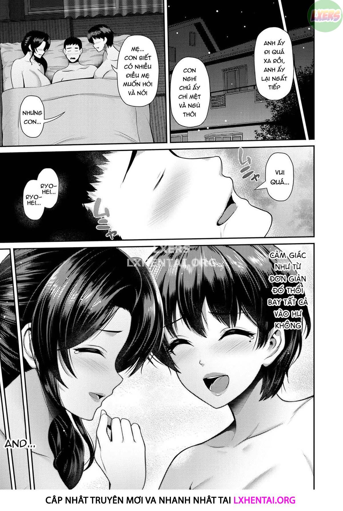 Đọc truyện hentai Tình Yêu Tình Dục Với Mẹ Và Con Gái - Chap 3 - [END]