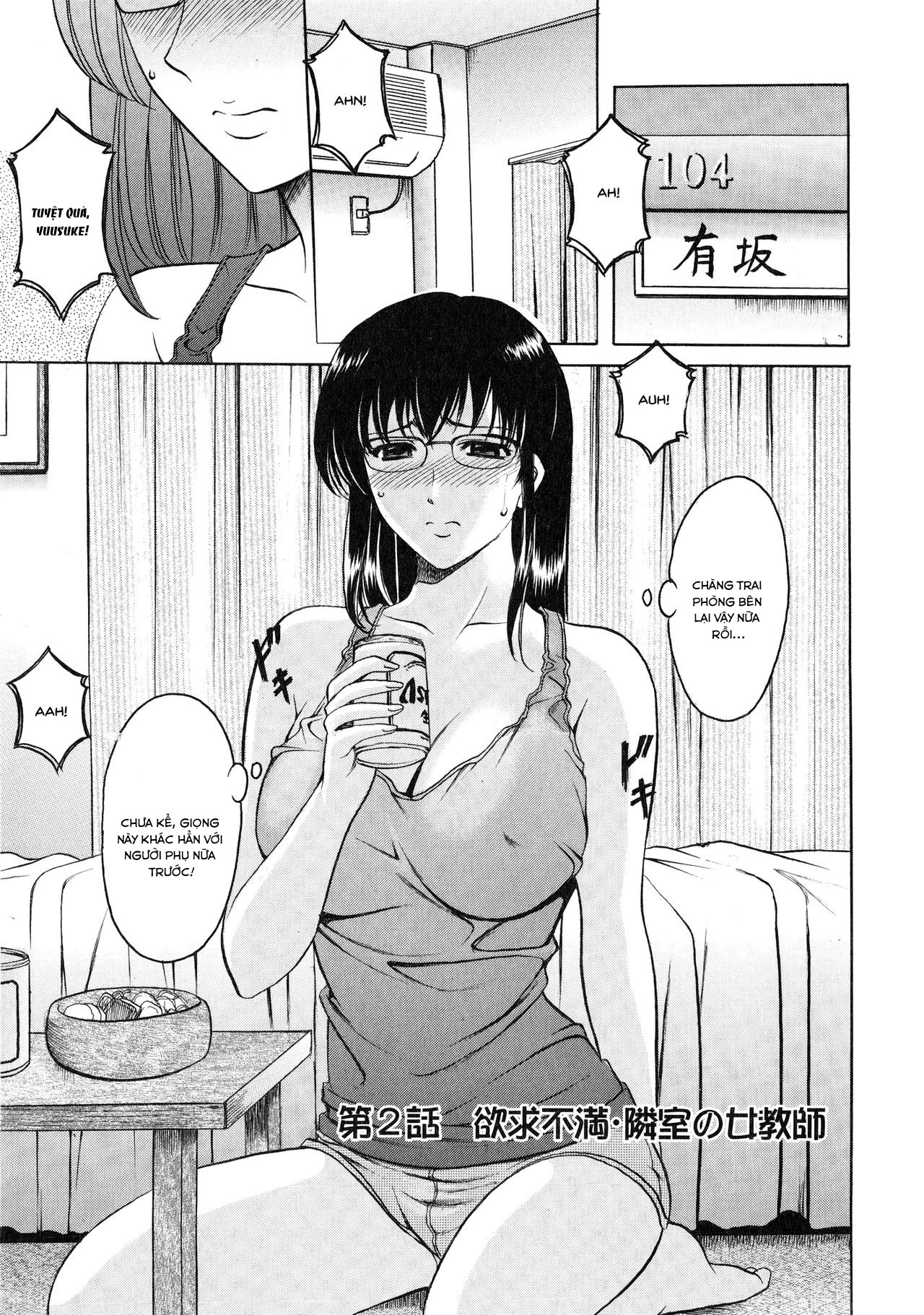 Đọc truyện hentai Yuuwaku no Toshiue Apartment - Chap 2