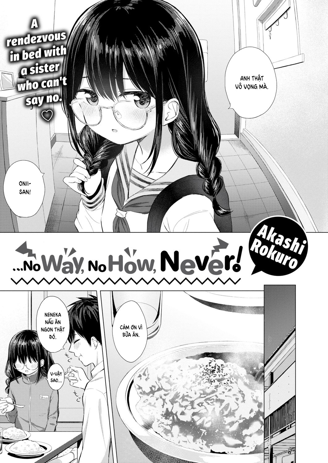 Đọc truyện hentai ...No Way, No How, Never! - Oneshot