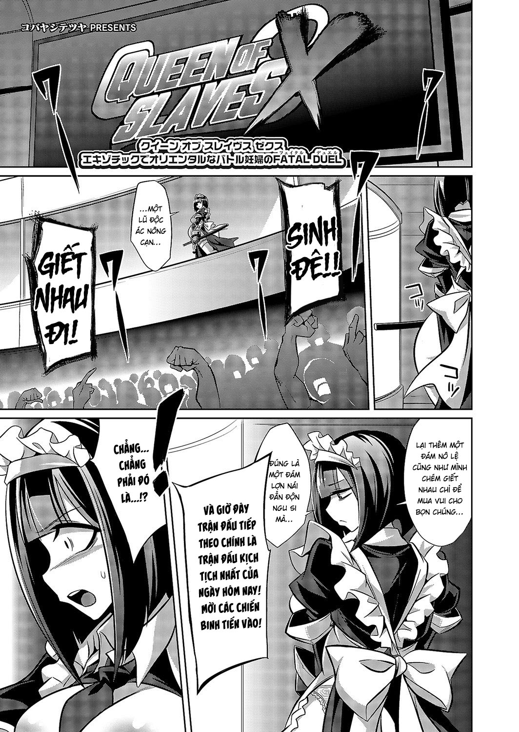 Đọc truyện hentai Nữ hoàng nô lệ Dash Ninja và Puniana gặp nhau và cuối cùng mang thai - Chap 3