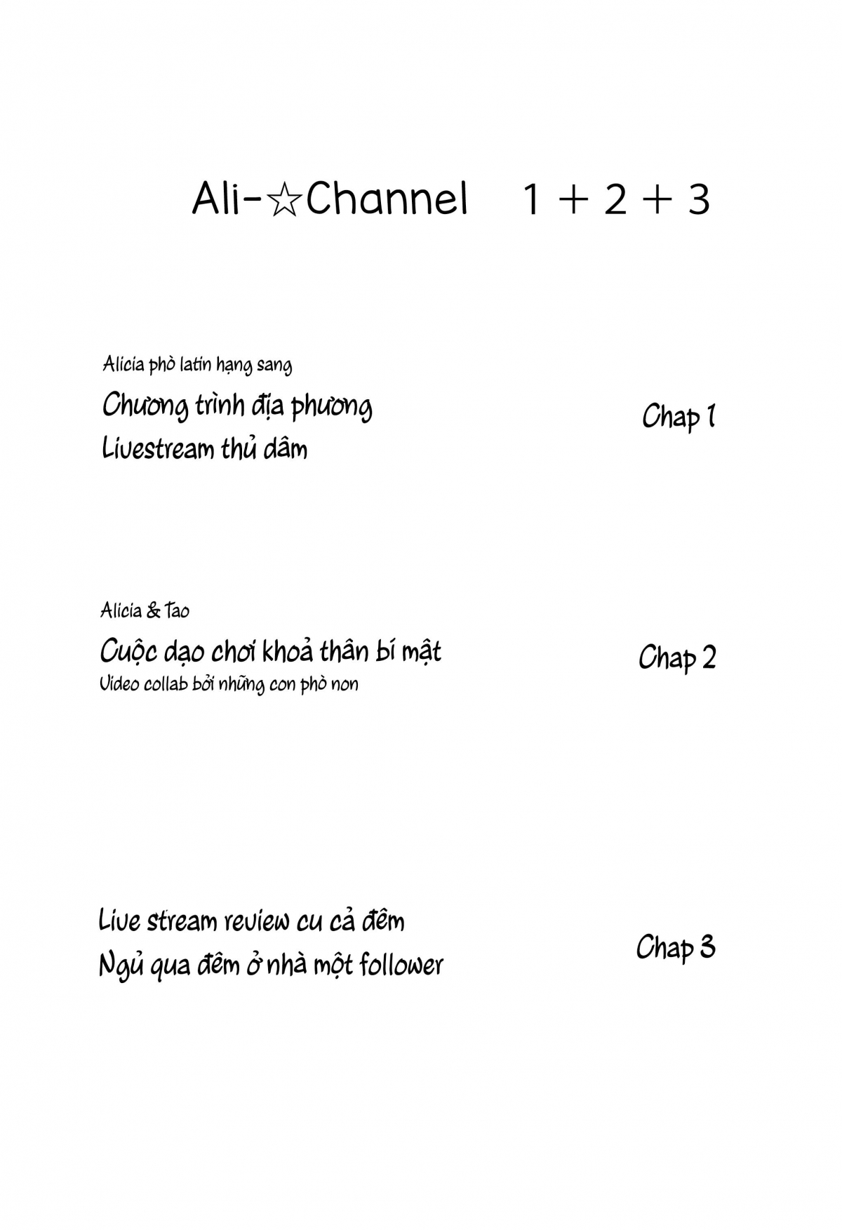 Đọc truyện hentai Ali-channel - Chap 1