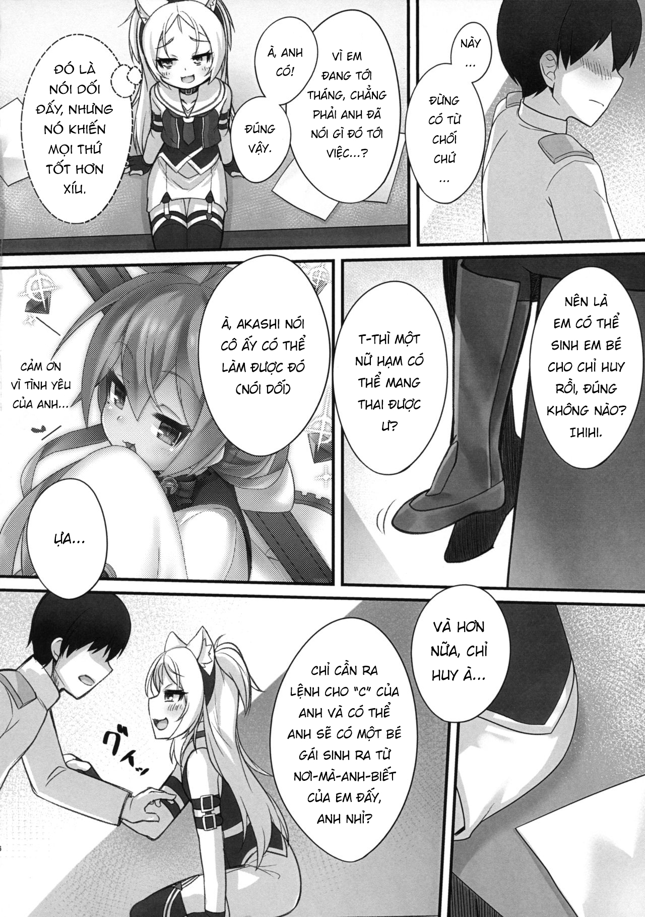 Đọc truyện hentai Shikikan-saa ~ Kouiu no Suki desho? - Oneshot