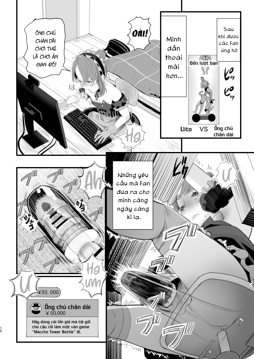 Đọc truyện hentai Live phát trực tiếp thẩm du cho người hâm mộ donate - Chap 1