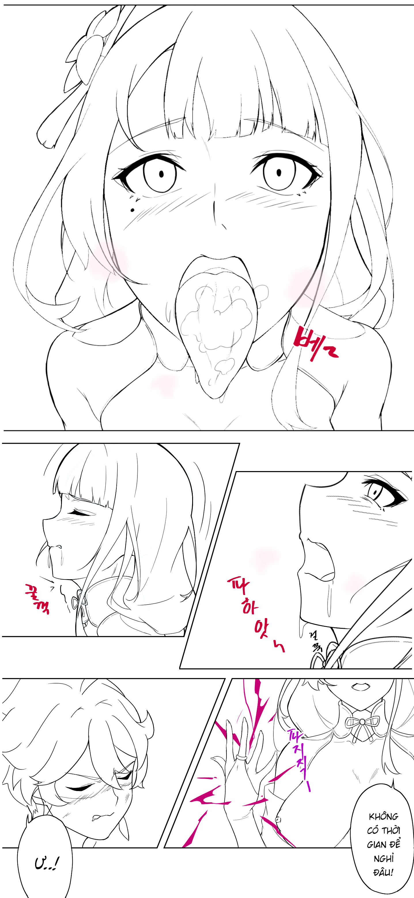 Đọc truyện hentai Raiden Shogun x Aether - Oneshot