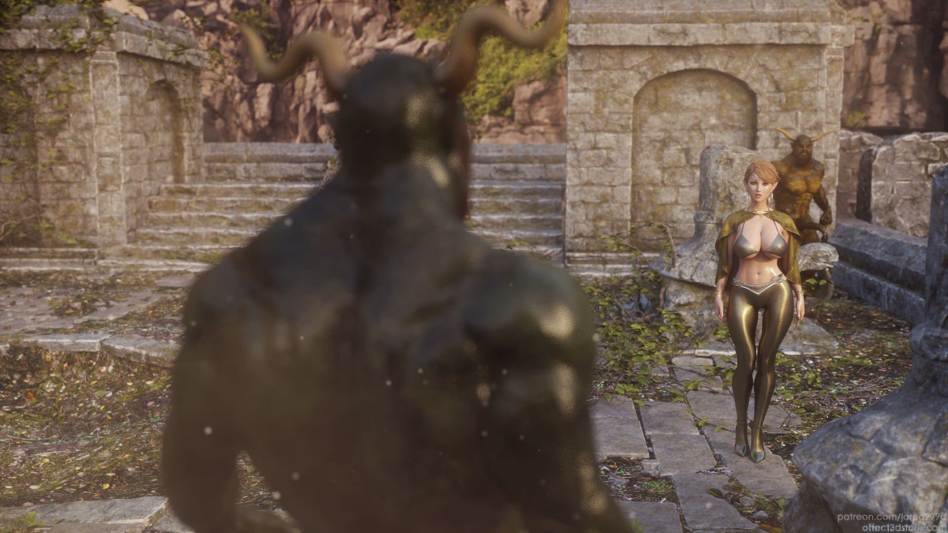 Đọc truyện hentai Elf Slave - Chapter 1: Side B