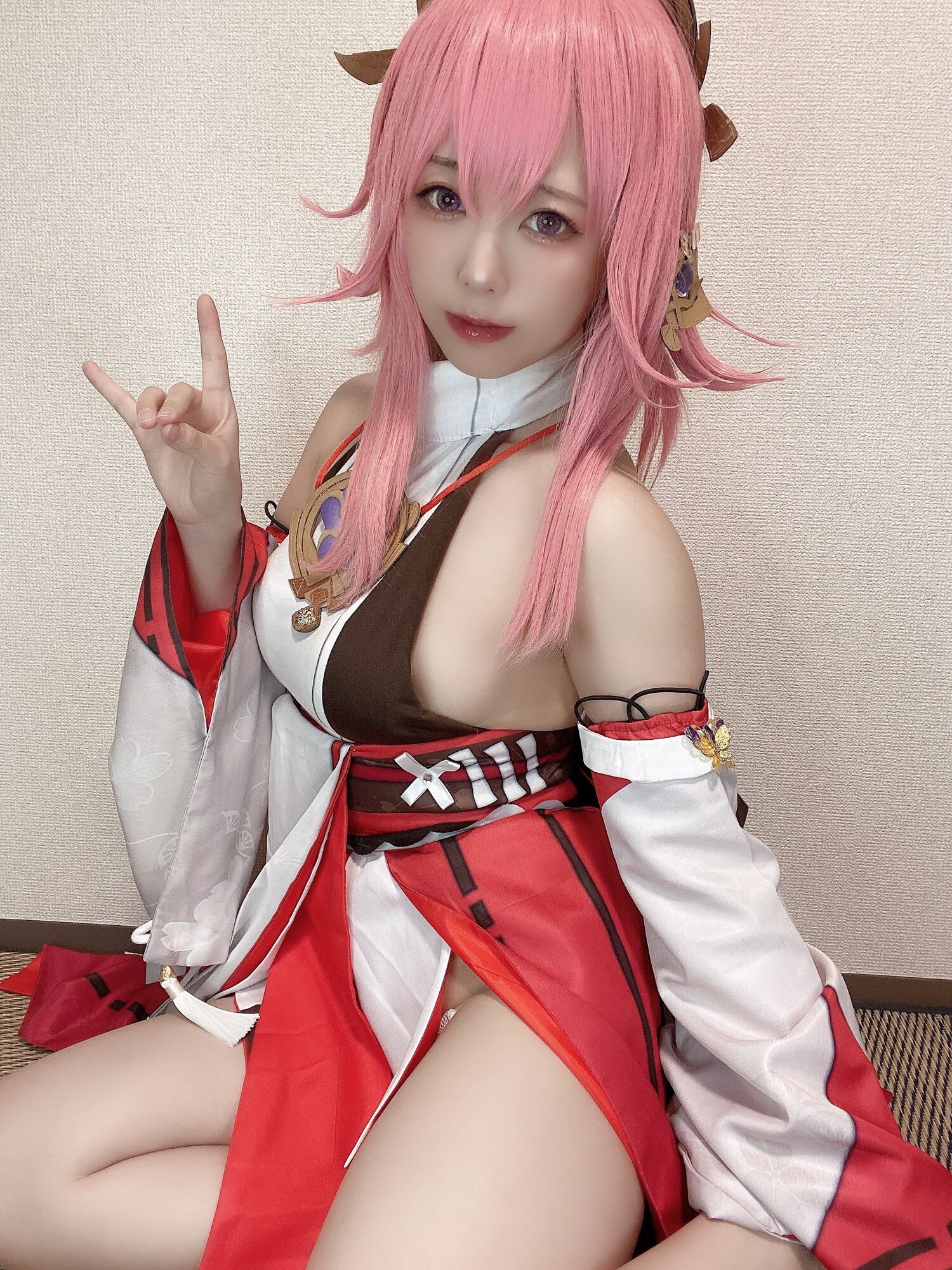 Đọc truyện hentai Tuyển tập Albums siêu phẩm Cosplay - Chap 490 - Rizuna - Yae Miko Cosplay