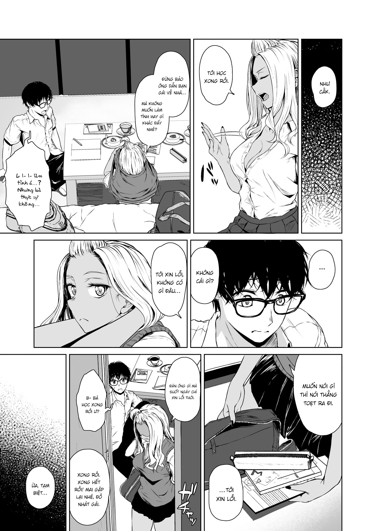 Đọc truyện hentai Một tuần dài tìm hiểu nhau của cô nàng gyaru và anh chàng nhát gái - Chap 1