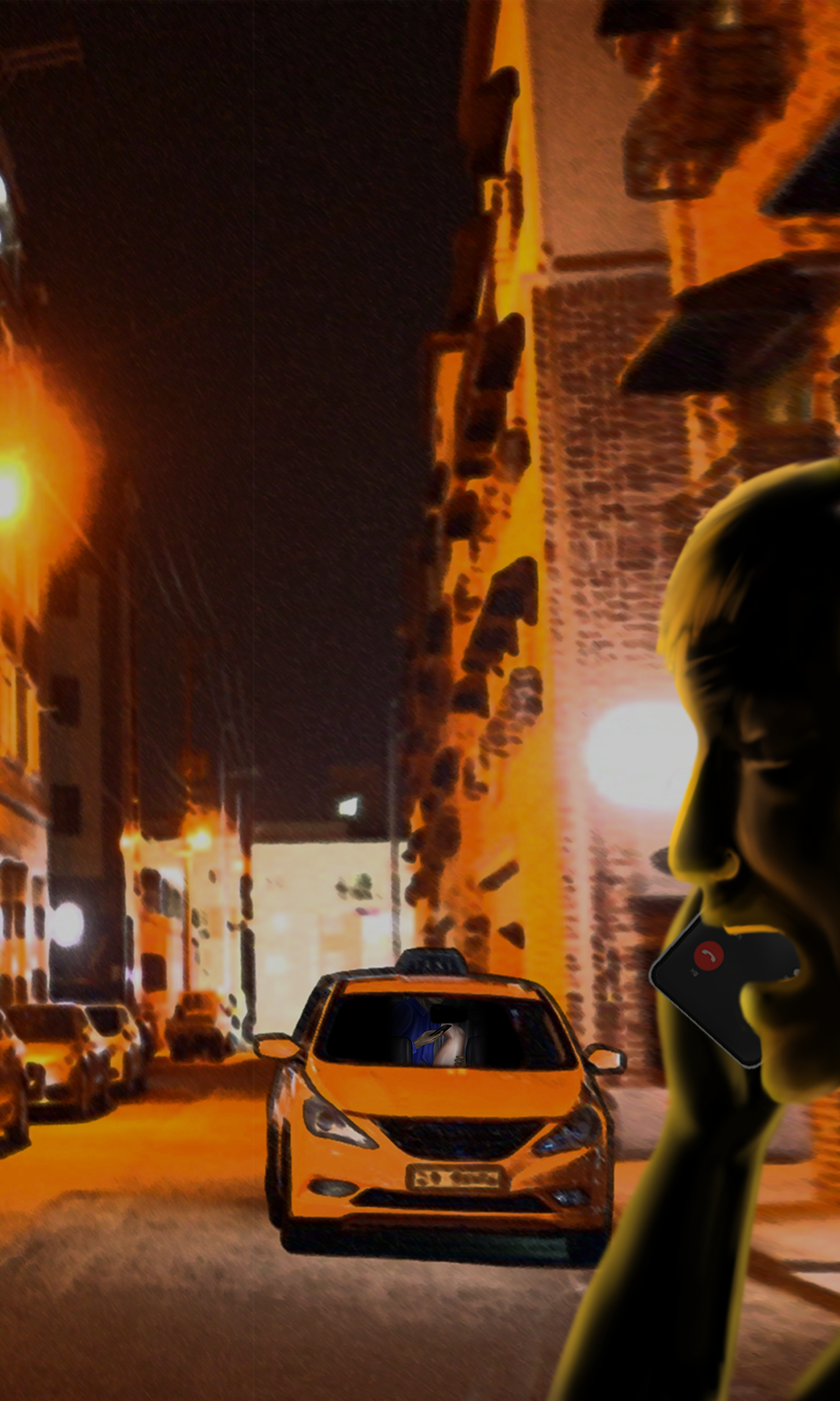 Đọc truyện hentai Night Taxi - Oneshot