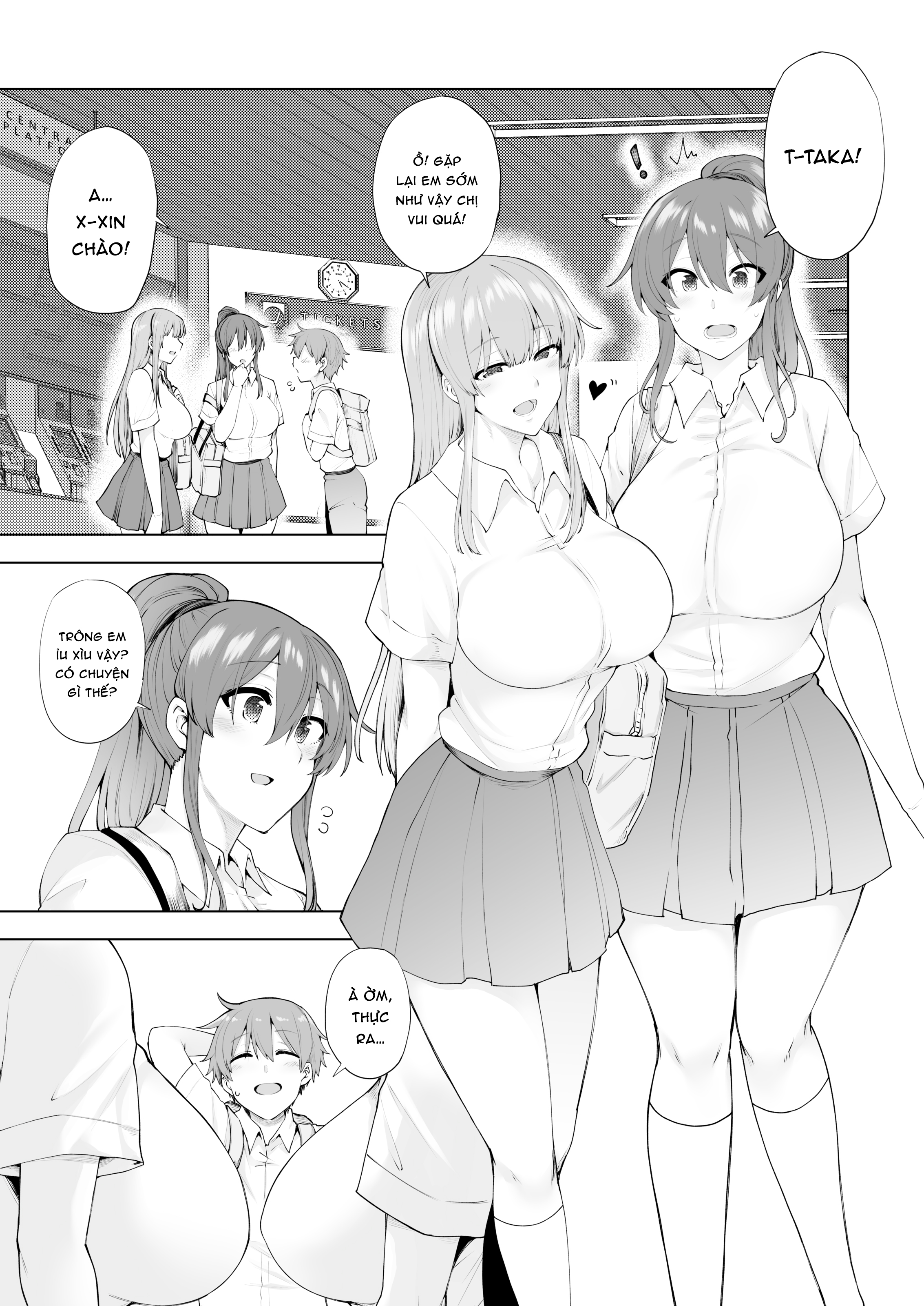 Đọc truyện hentai Trận Bóng Chuyền Không Cân Sức - Chap 3.1