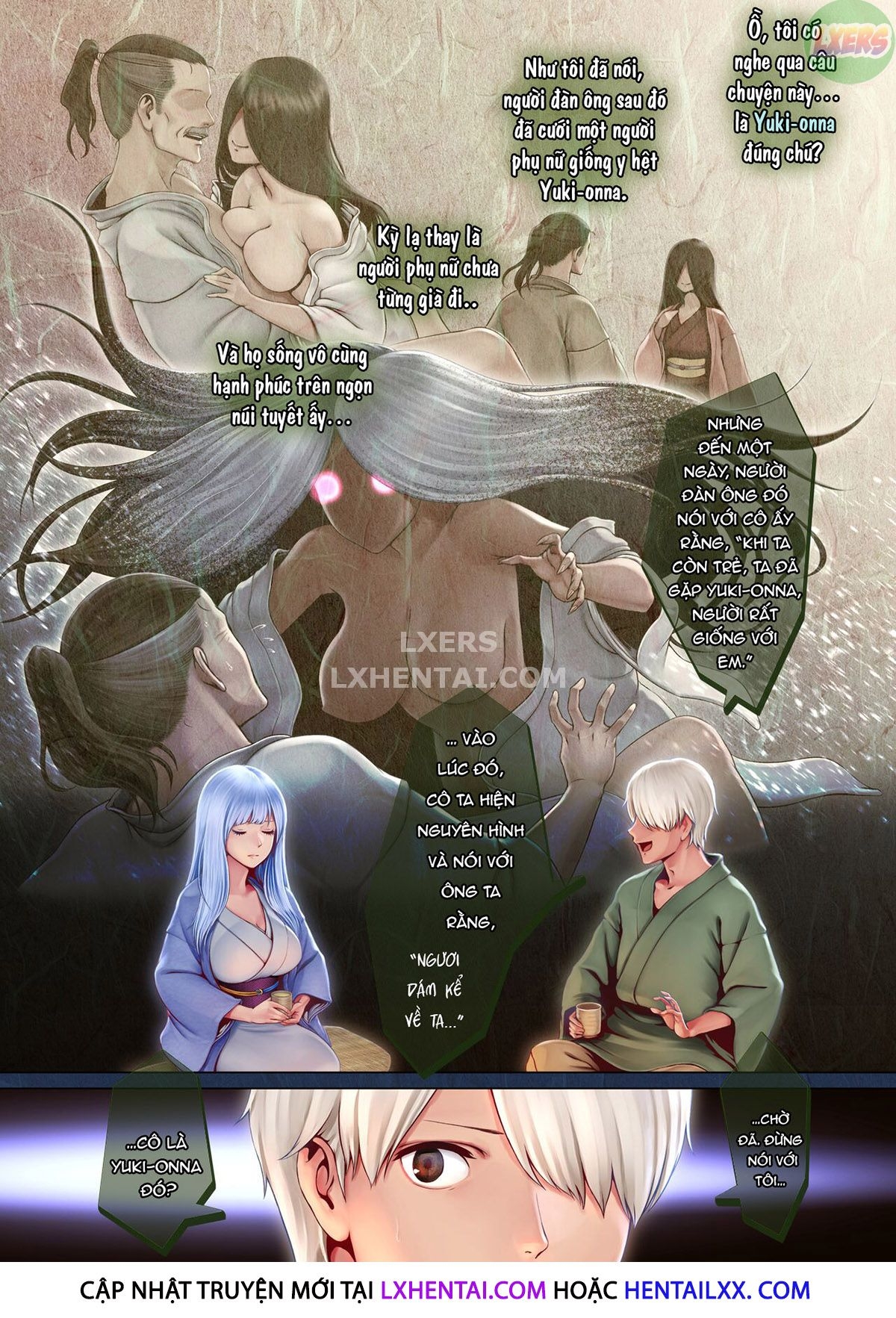 Đọc truyện hentai Setsu, The Yuki-Onna Of The Night ~Warm Her Up Lest She Freeze~ - Oneshot