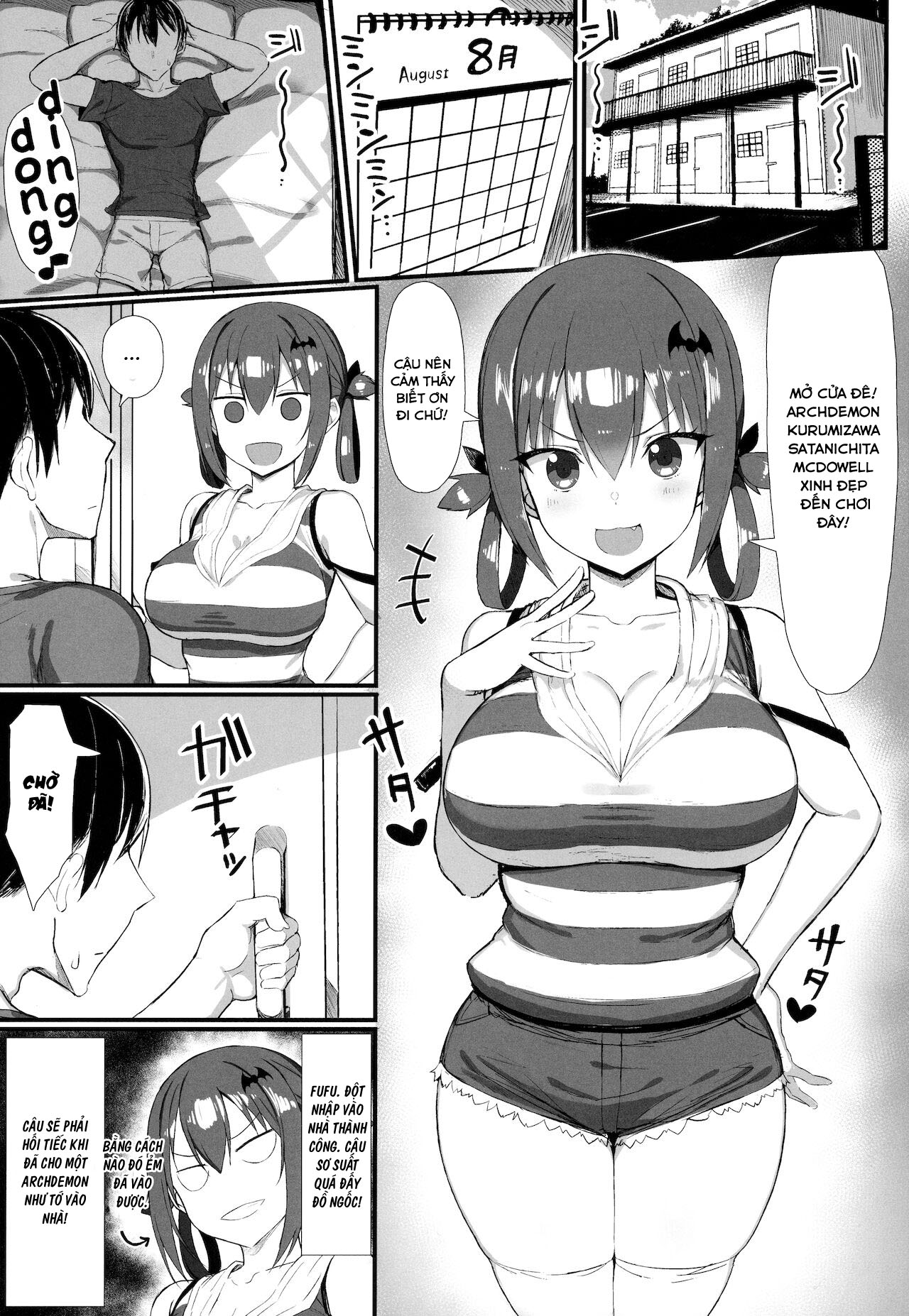 Đọc truyện hentai Hành động tội ác của Satania 2 - Oneshot