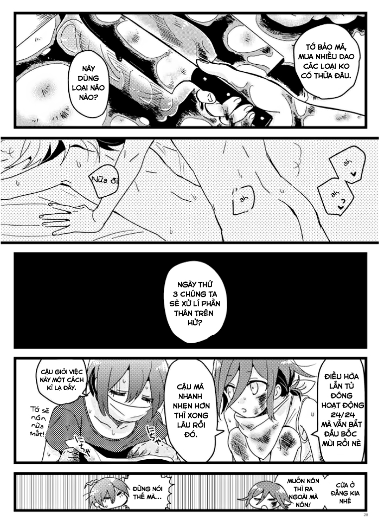 Đọc truyện hentai Shiroi Suisou to Akai Kingyo - Oneshot