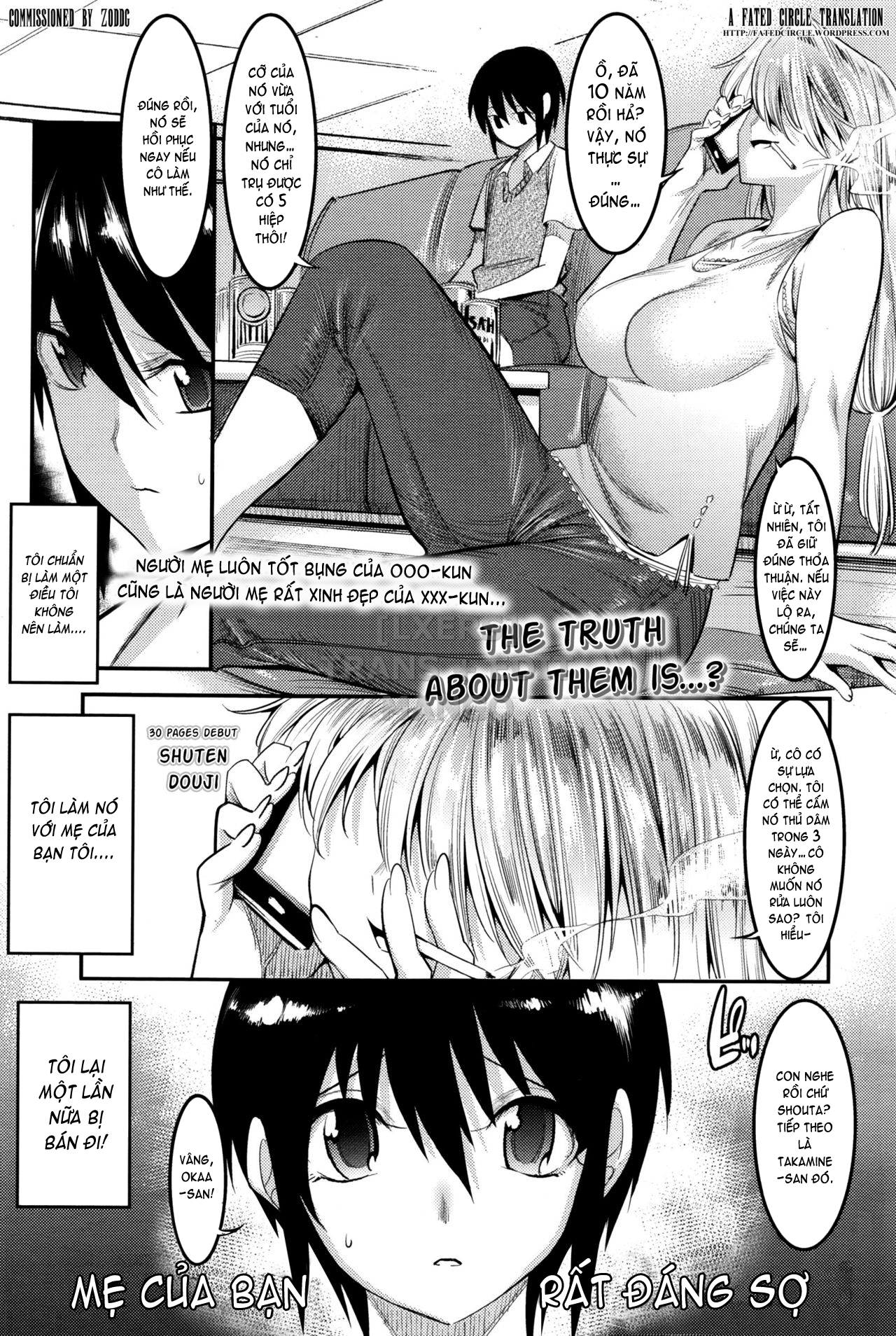 Đọc truyện hentai Really Scary Friends' Mothers - Oneshot