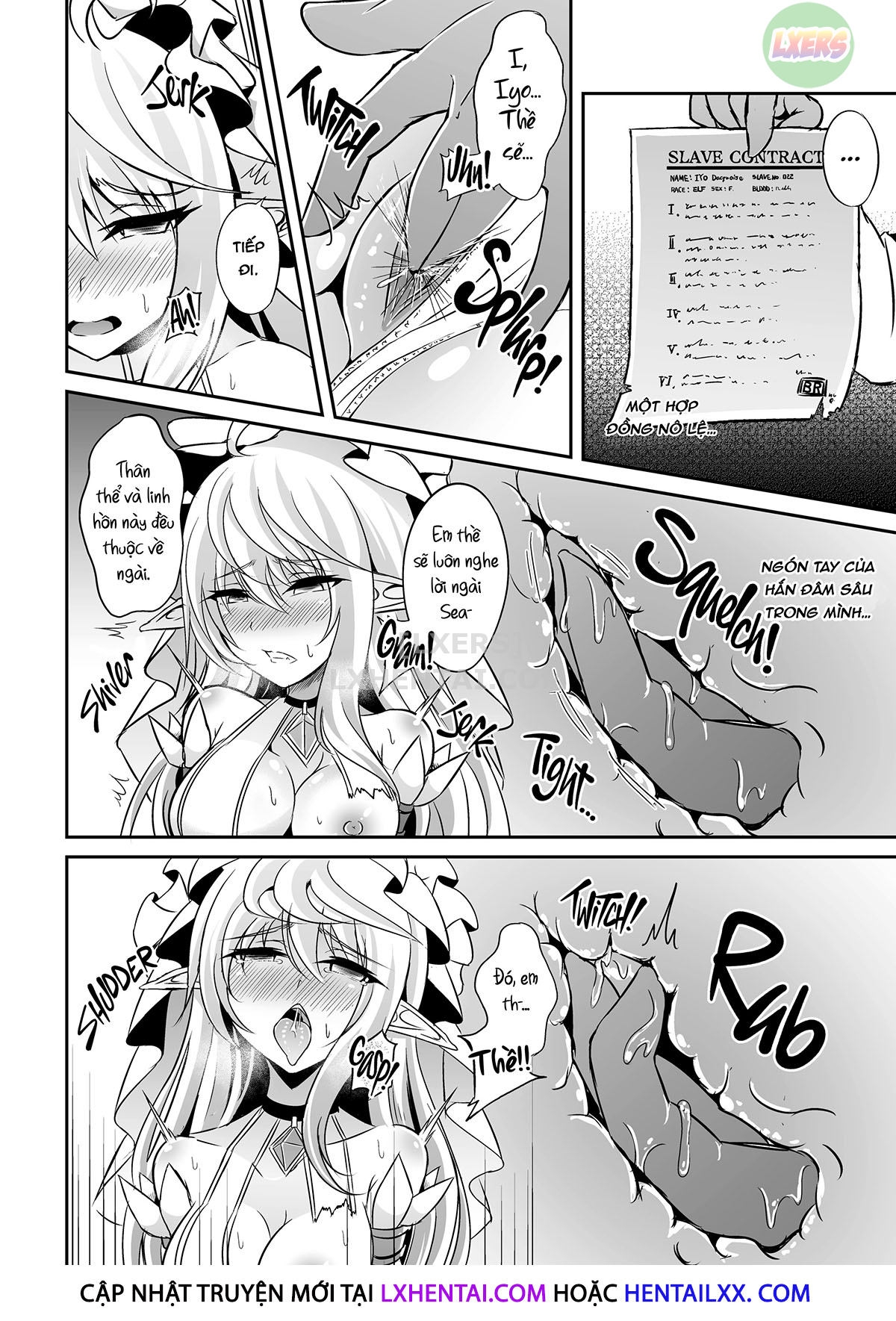 Đọc truyện hentai Nàng Elf chạy trốn - Chap 4