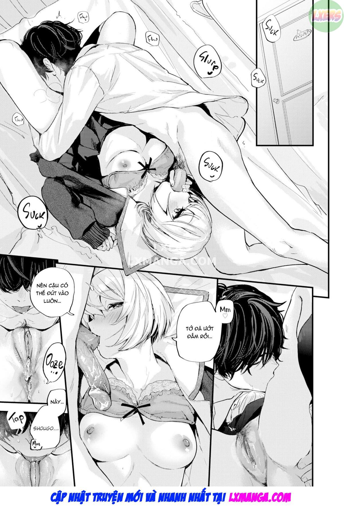 Đọc truyện hentai Nụ hôn tan chảy im lặng - Oneshot