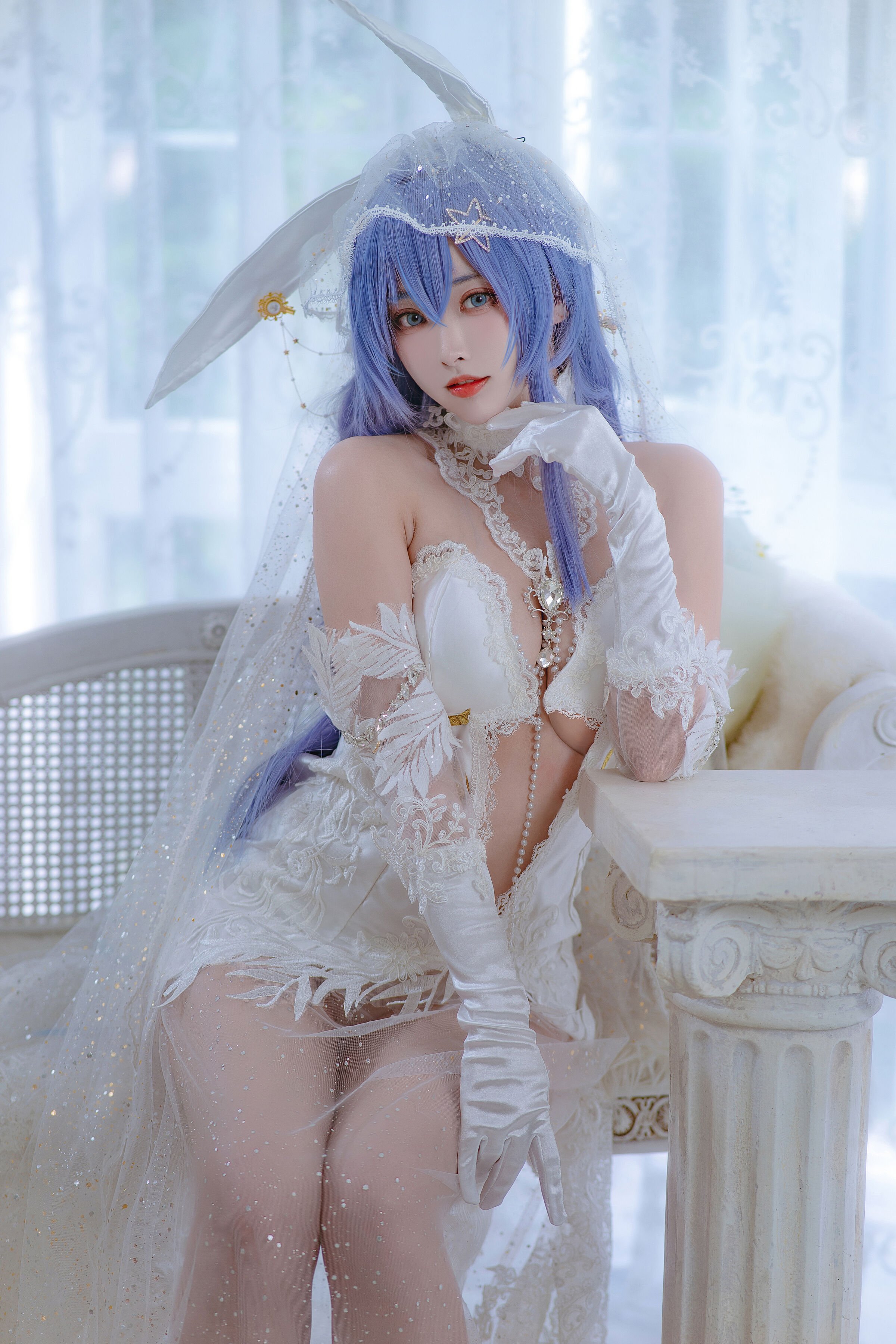 Đọc truyện hentai Tuyển tập Albums siêu phẩm Cosplay - Chap 515 - Sakura Miyamoto Flower Garden Bride