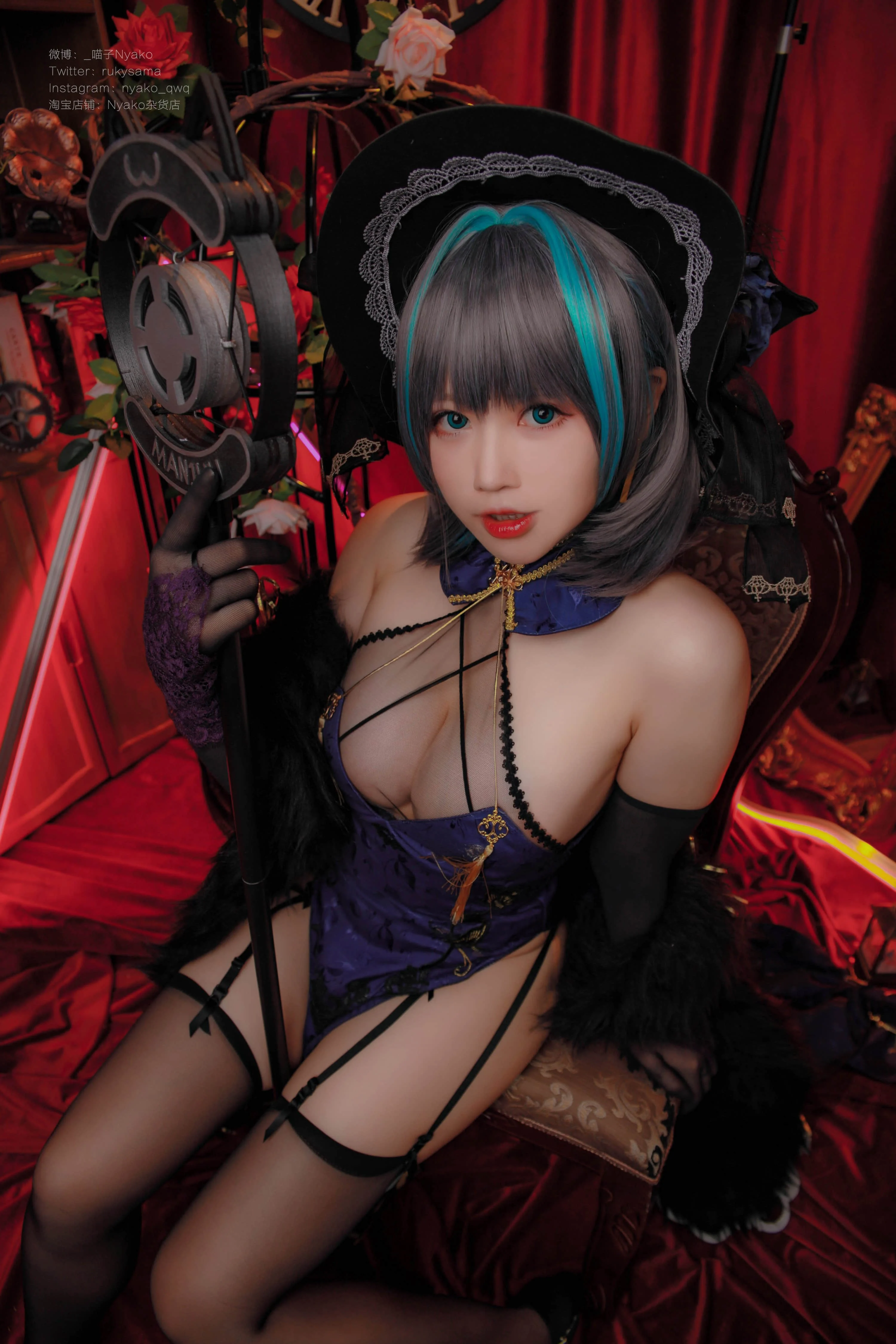 Đọc truyện hentai Tuyển tập Albums siêu phẩm Cosplay - Chap 808 - Nyako - Cheshire Cheongsam