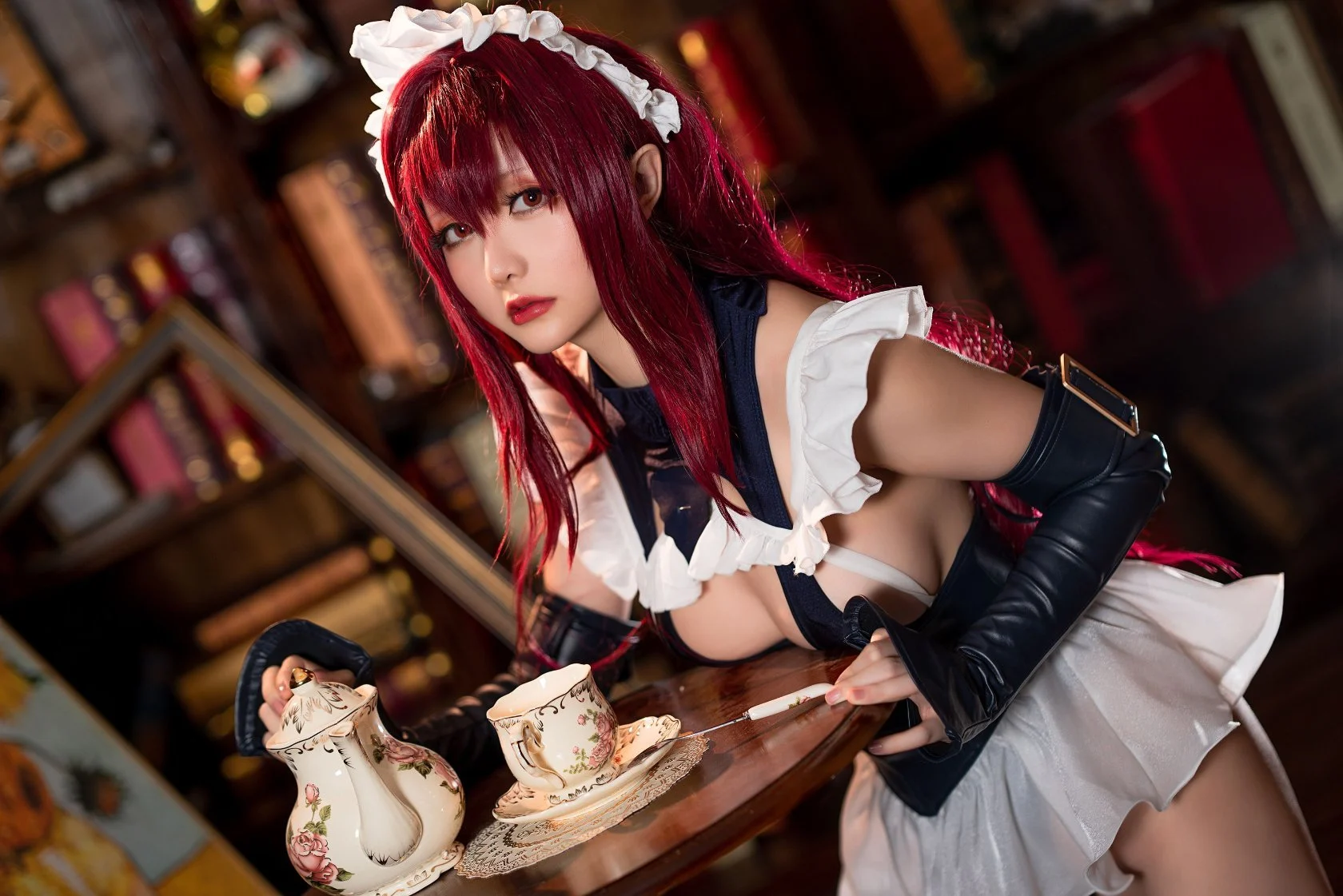 Đọc truyện hentai Tuyển tập Albums siêu phẩm Cosplay - Chap 921 - [Star Delay] Scathach Maid
