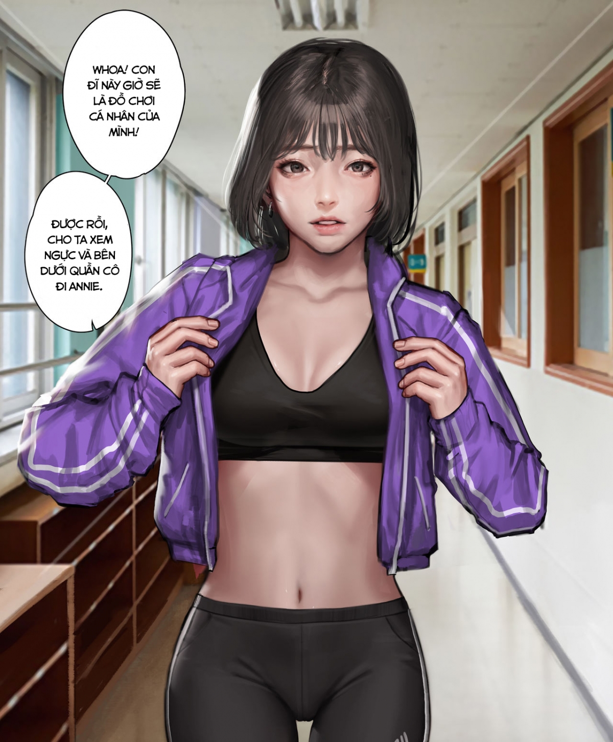 Đọc truyện hentai HypnoJK (Hypnosis Education) - Chap 1: Hành lang