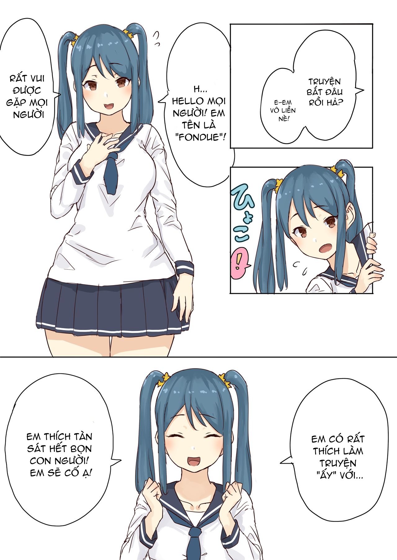 Đọc truyện hentai Tiết mục tàn sát người của bé Fondue - Chap 1