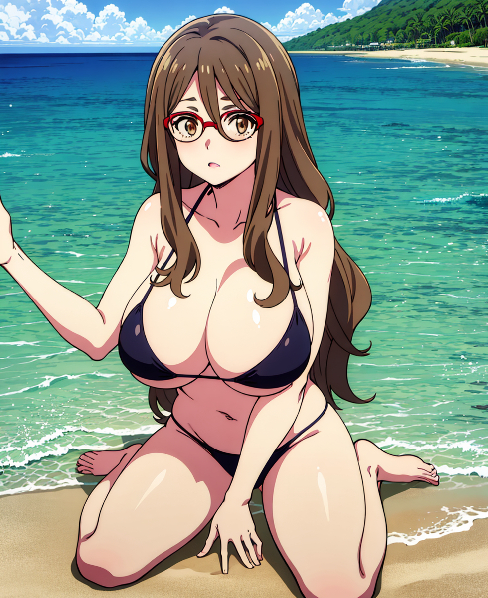 Đọc truyện hentai Tuyển tập Albums Art hentai - Chap 238 - Big Tits Bikini Mizuki