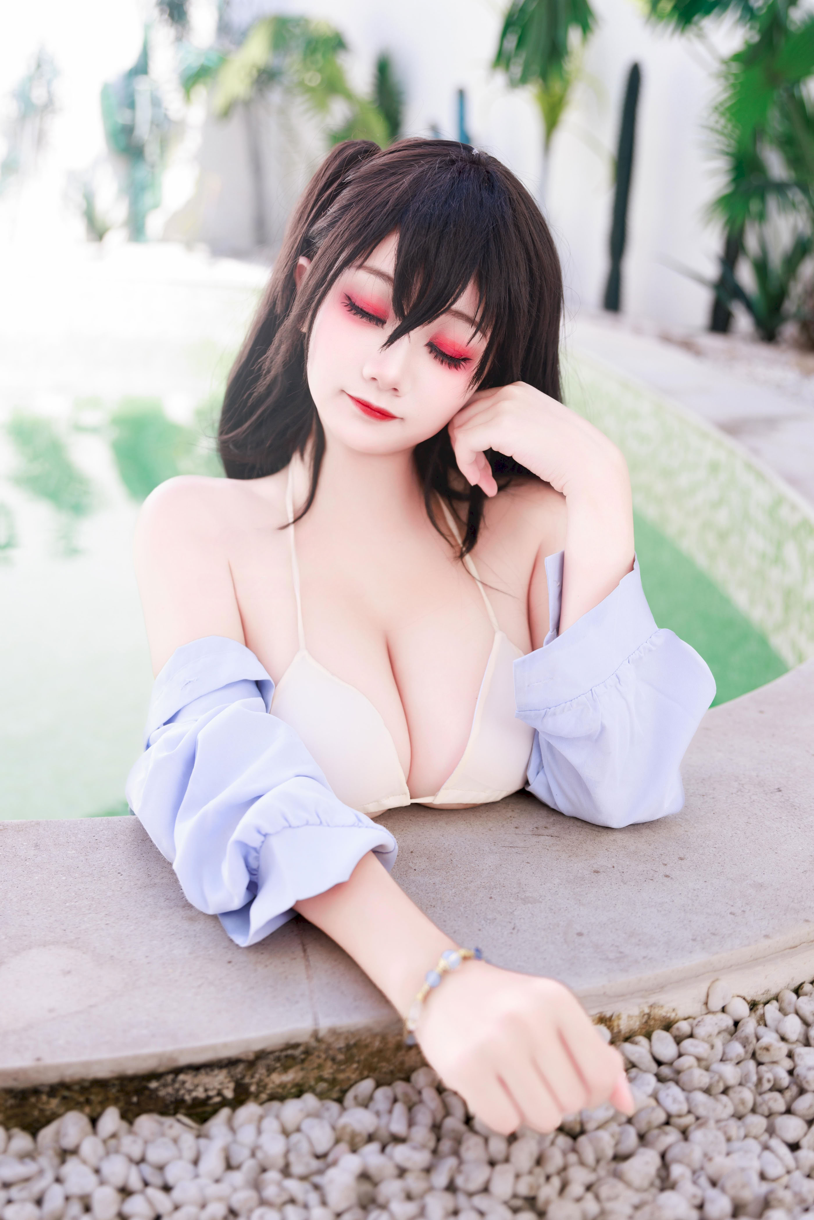 Đọc truyện hentai Tuyển tập Albums siêu phẩm Cosplay - Chap 1441 - Axue_yuki - Azur Lane Taihou Swimsuit
