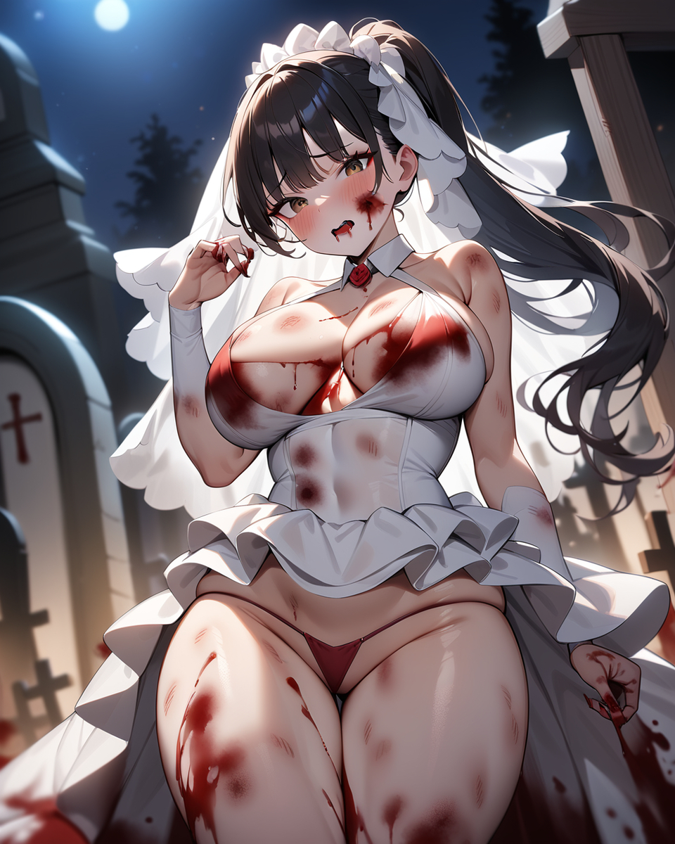 Đọc truyện hentai Tuyển tập Albums Art hentai - Chap 354 - Yamada Anna - Zombie Bride 08