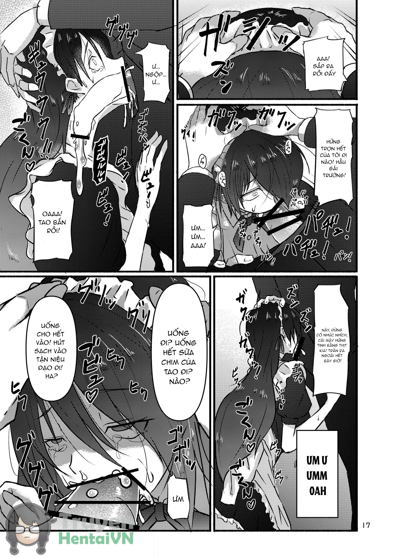 Đọc truyện hentai Futsuu no Inkya no JK Datta kedo, Maid ni Sarete, Makasare Haramasare Shussan Saserarete Bitch ni Naremashita! - Oneshot
