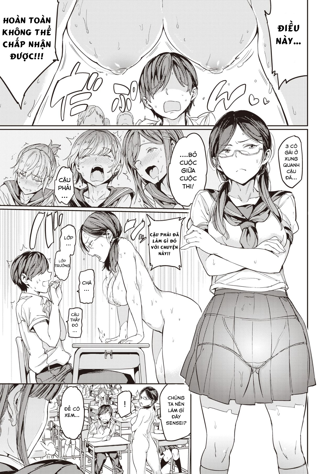 Đọc truyện hentai Hadaka no Gakkou - Cuộc sống khỏa thân hàng ngày của cô ấy. - Chap 1