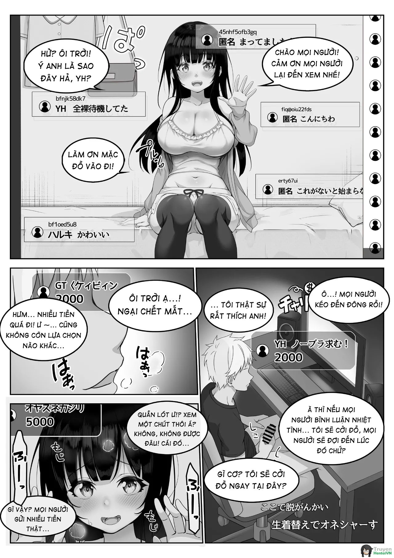 Đọc truyện hentai Streamer ‐ Neat and clean, she cha't atand the pleasure - Oneshot