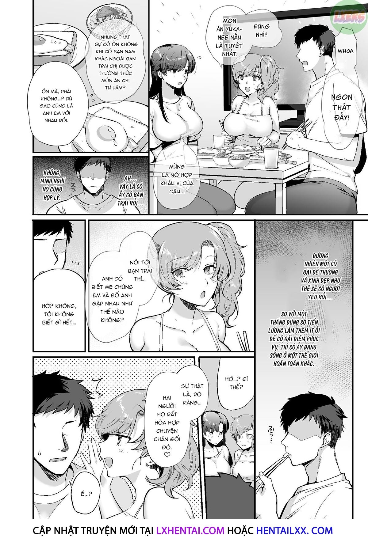 Đọc truyện hentai My Roommates Are Way Too Lewd ~Living In A One-Room Apartment With Two Perverted Sisters~ - Chap 1