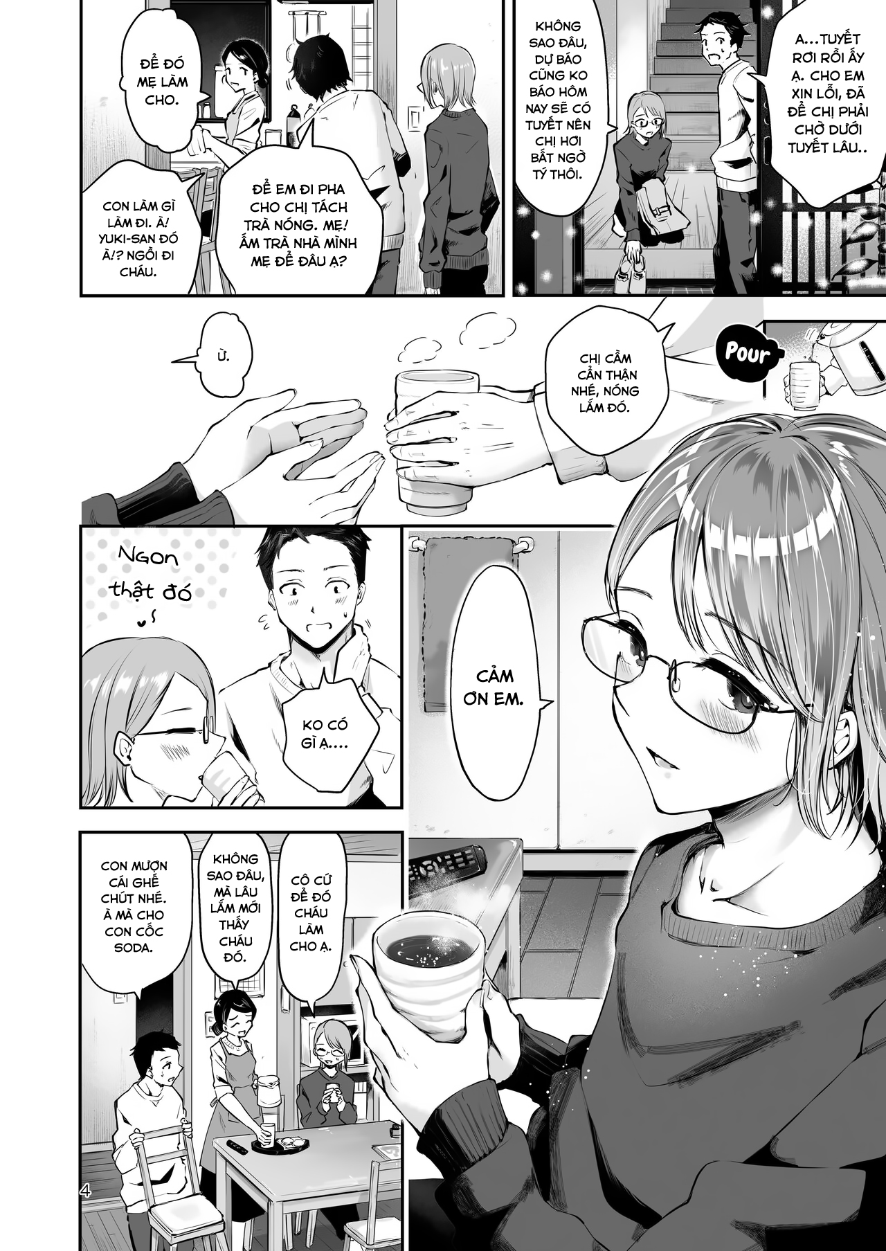 Đọc truyện hentai Khi bông tuyết rơi - Oneshot