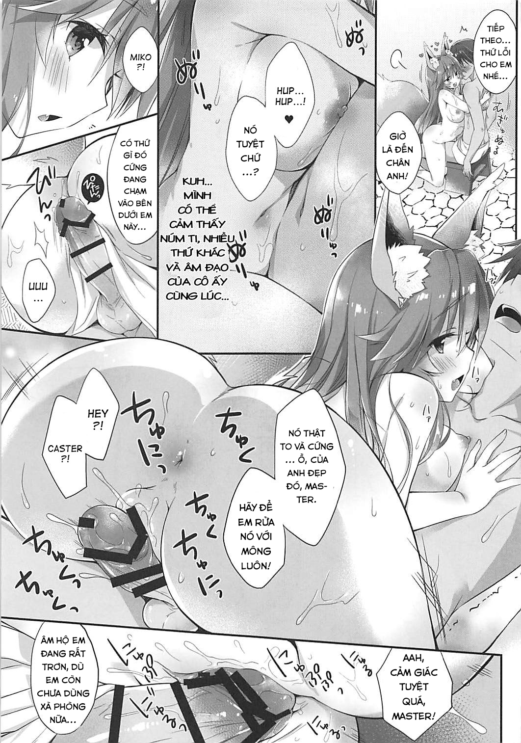 Đọc truyện hentai Trong phòng tắm cùng Tamamo. - Oneshot