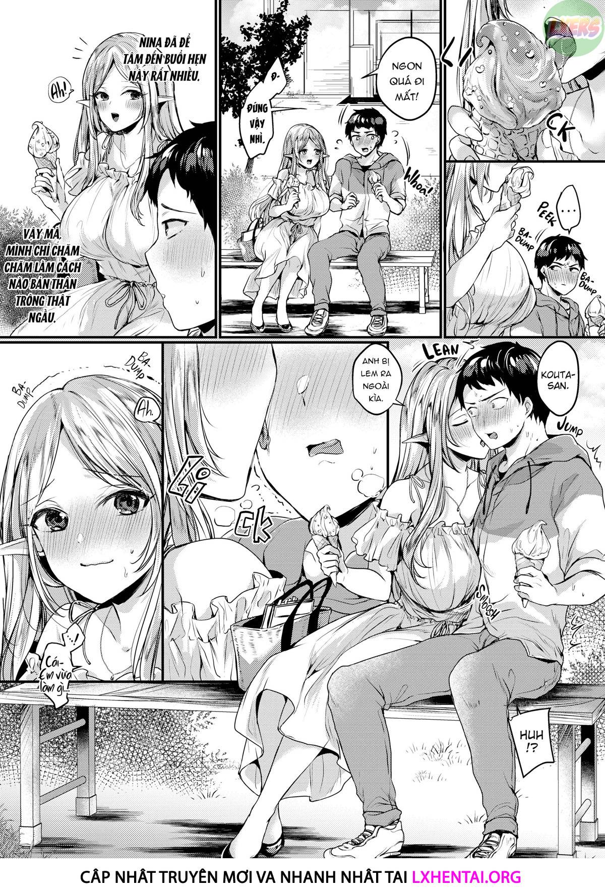 Đọc truyện hentai Ngất ngây ngọt ngào nóng bỏng - Chap 1 - An Exciting Date with My Elven Girlfriend