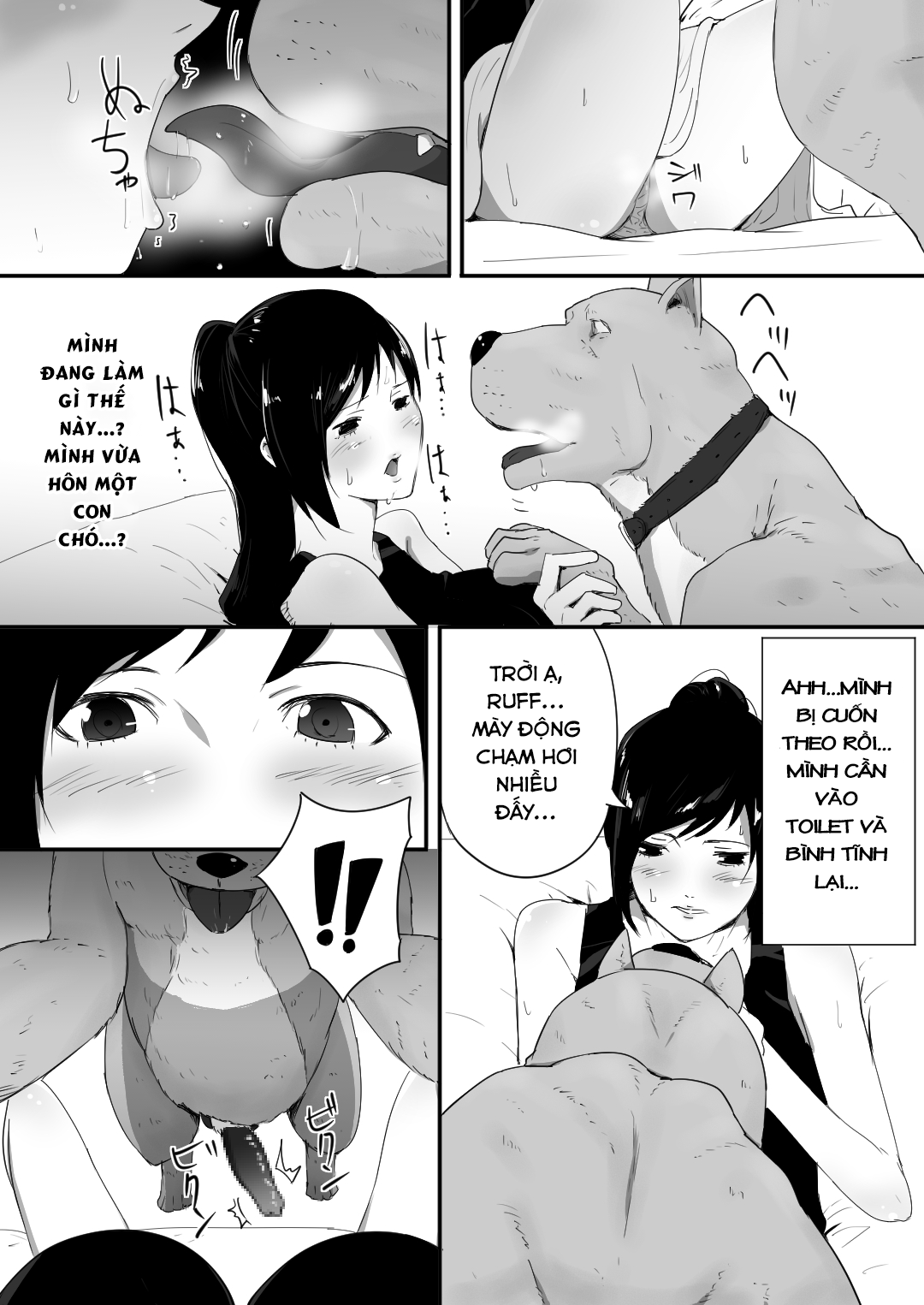 Đọc truyện hentai Wagaya ni Inu ga Yattekita - Oneshot