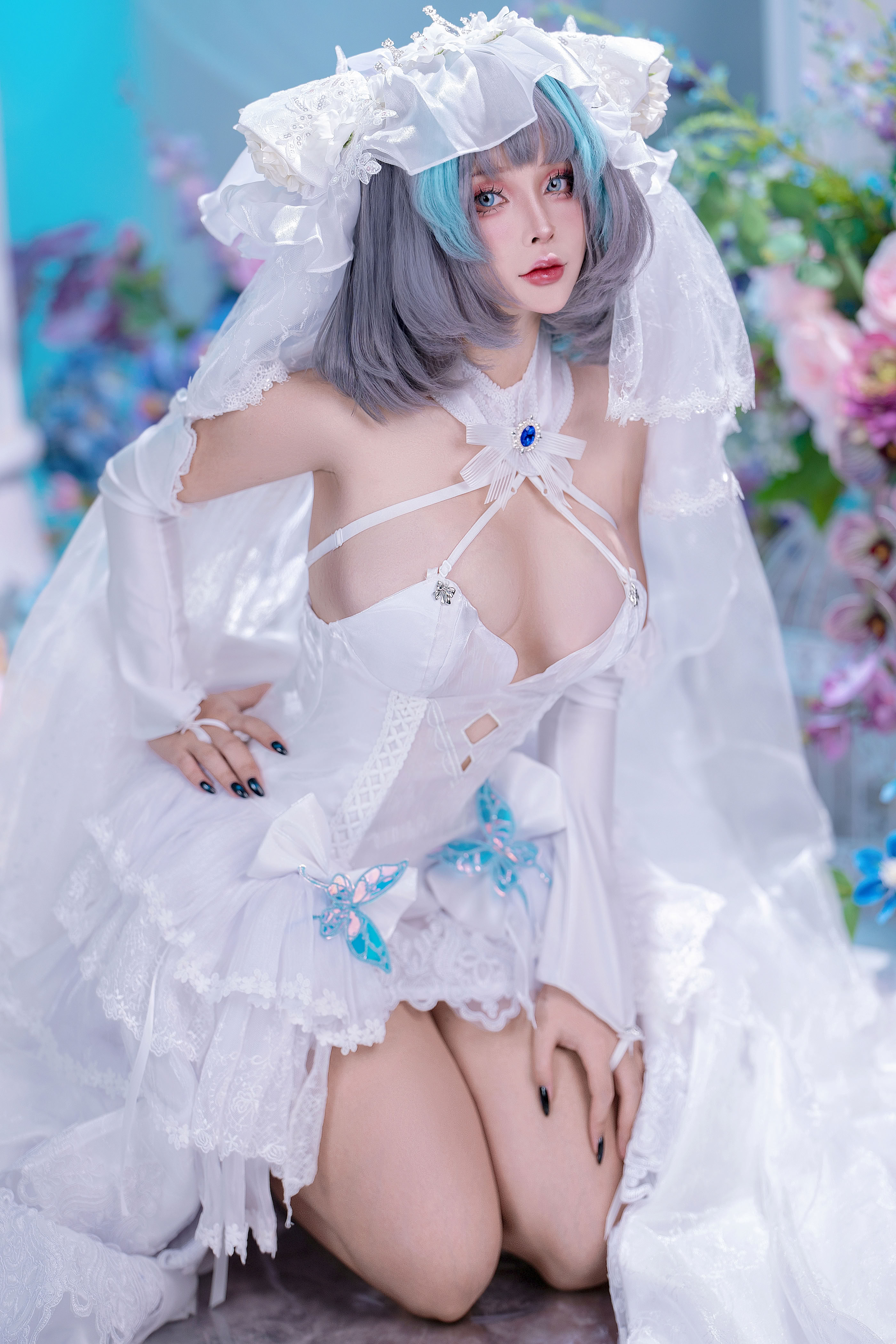 Đọc truyện hentai Tuyển tập Albums siêu phẩm Cosplay - Chap 1416 - Sayo Momo - Bride Cheshire