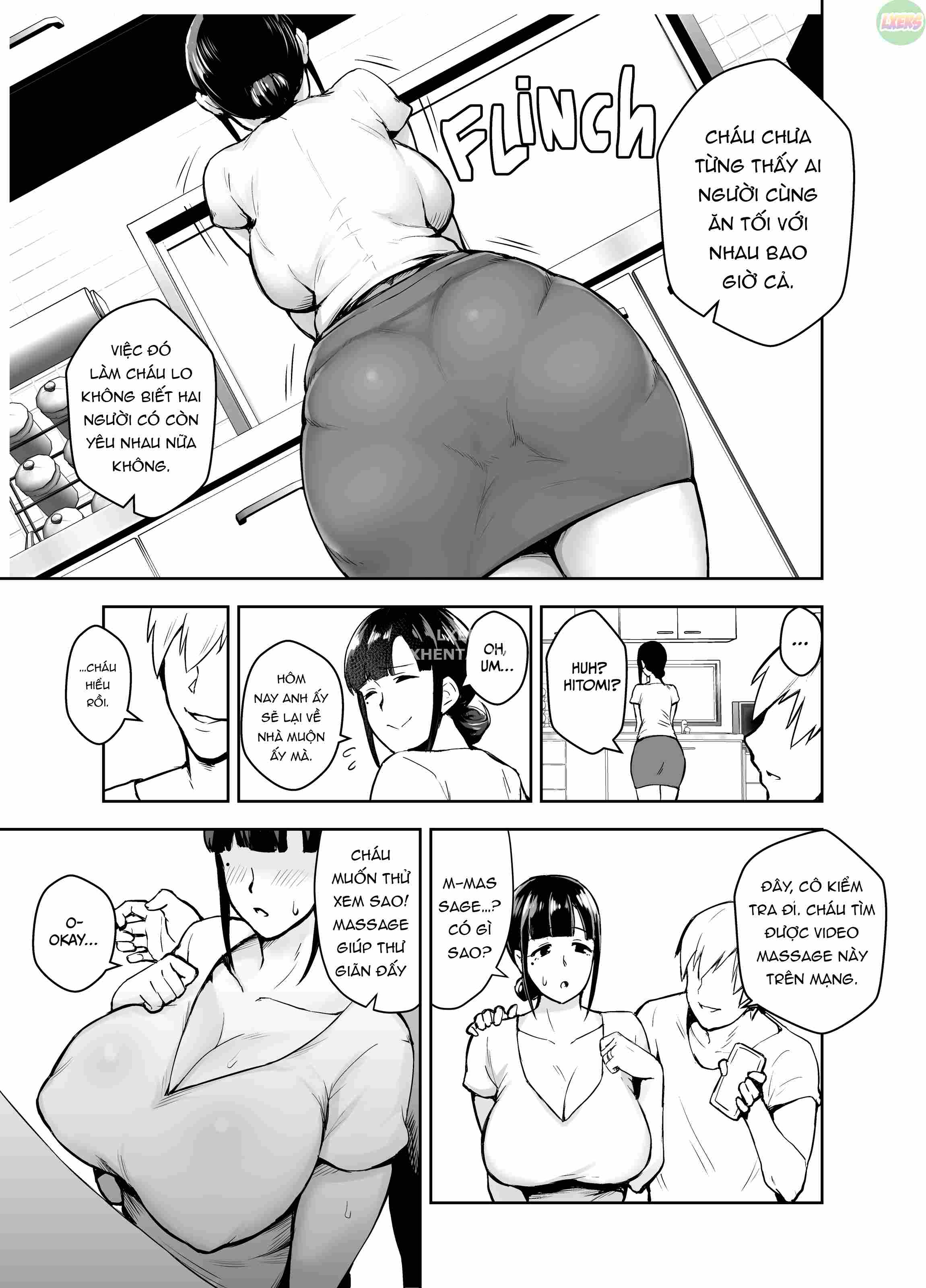 Đọc truyện hentai Netorareta Bakunyuu Seiso Zuma Hitomi - Oneshot - Không che
