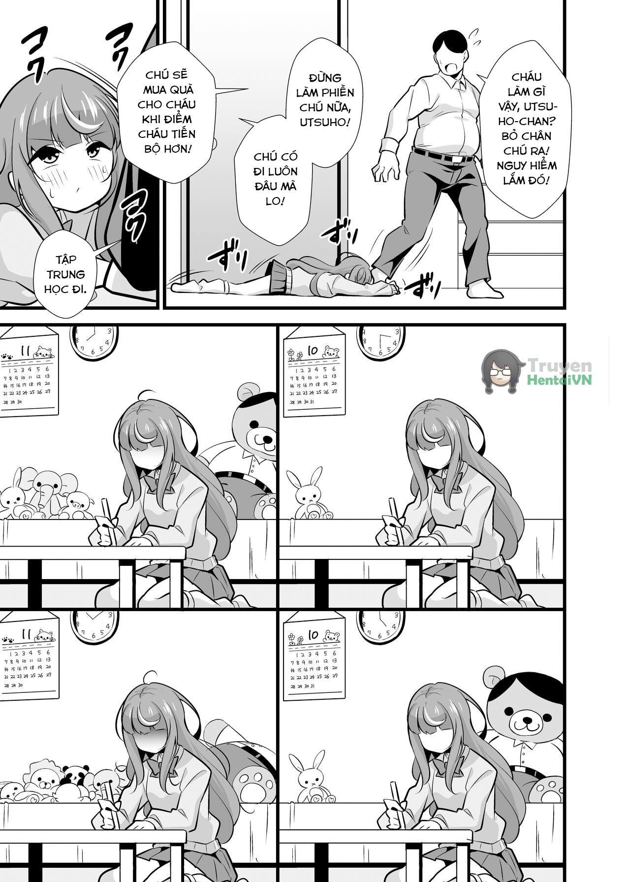 Đọc truyện hentai Oji Saimin 2 Oji-san Fusoku de Hatsujouki ga Tomaranai Meikko no Nonstop Semen Shiboritori Gyaku Rape - Oneshot