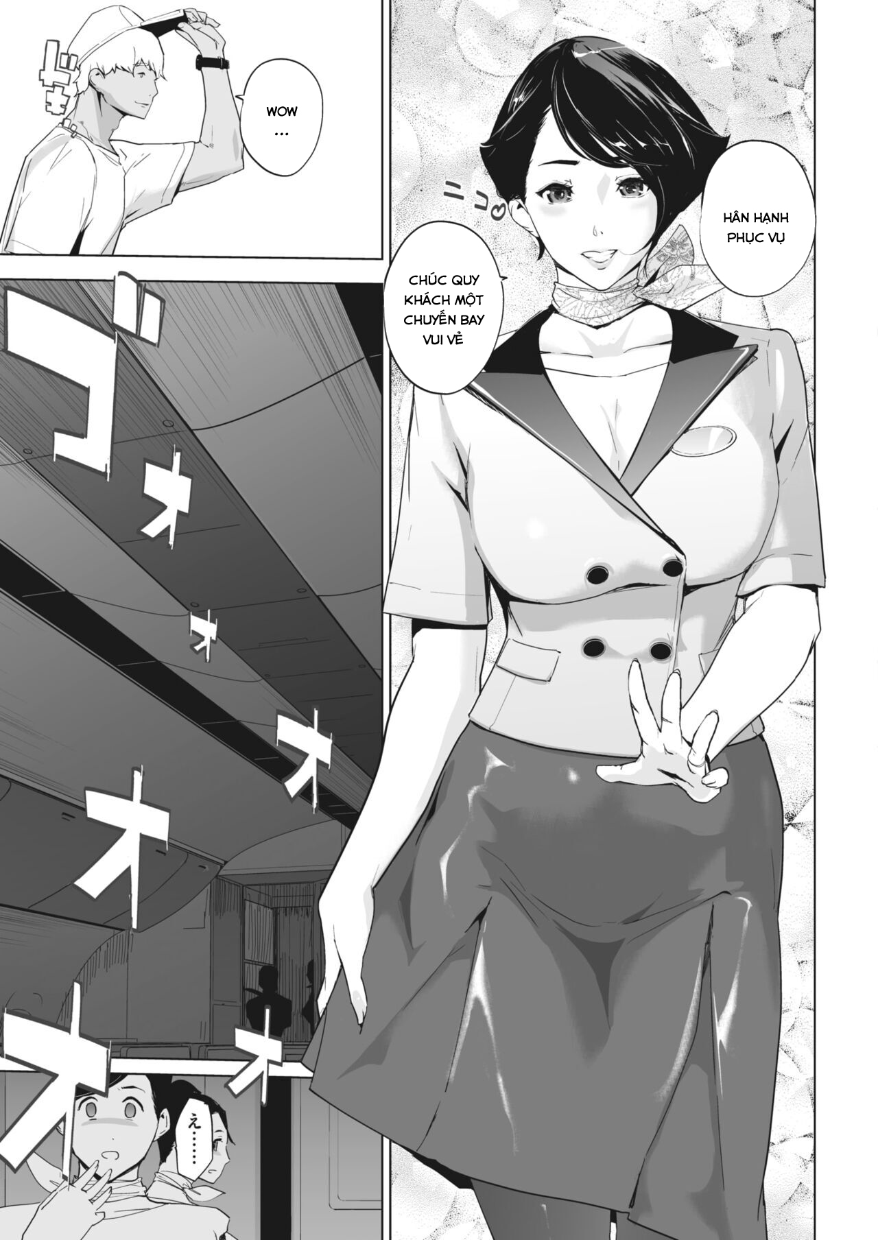 Đọc truyện hentai Dạo này nghe đâu ngành tiếp viên hàng không đang nổi nên làm chơi thôi - Chap 1