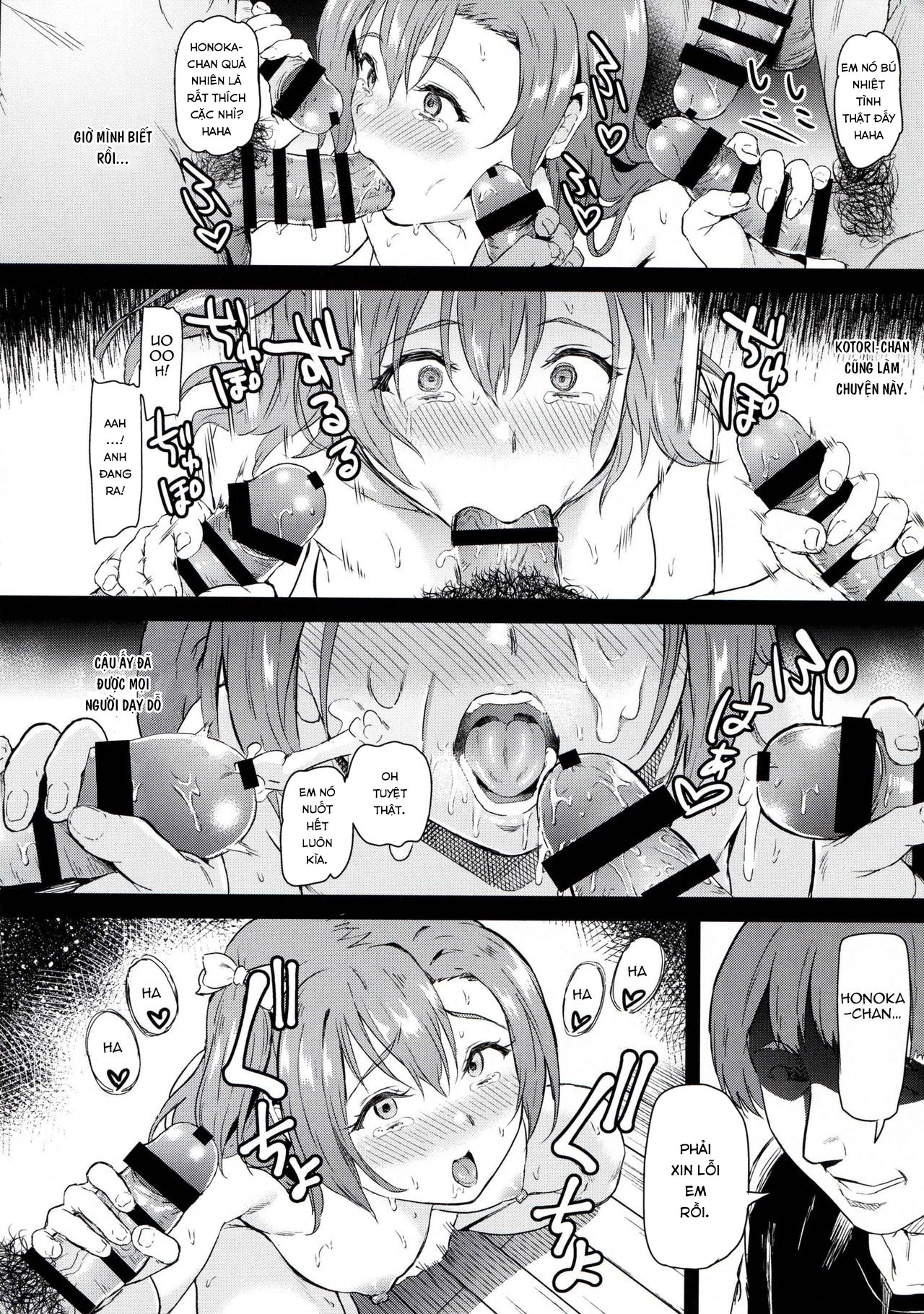 Đọc truyện hentai Joshidaisei Kosaka Honoka no YariCir Jikenbo (Love Live!) - Oneshot