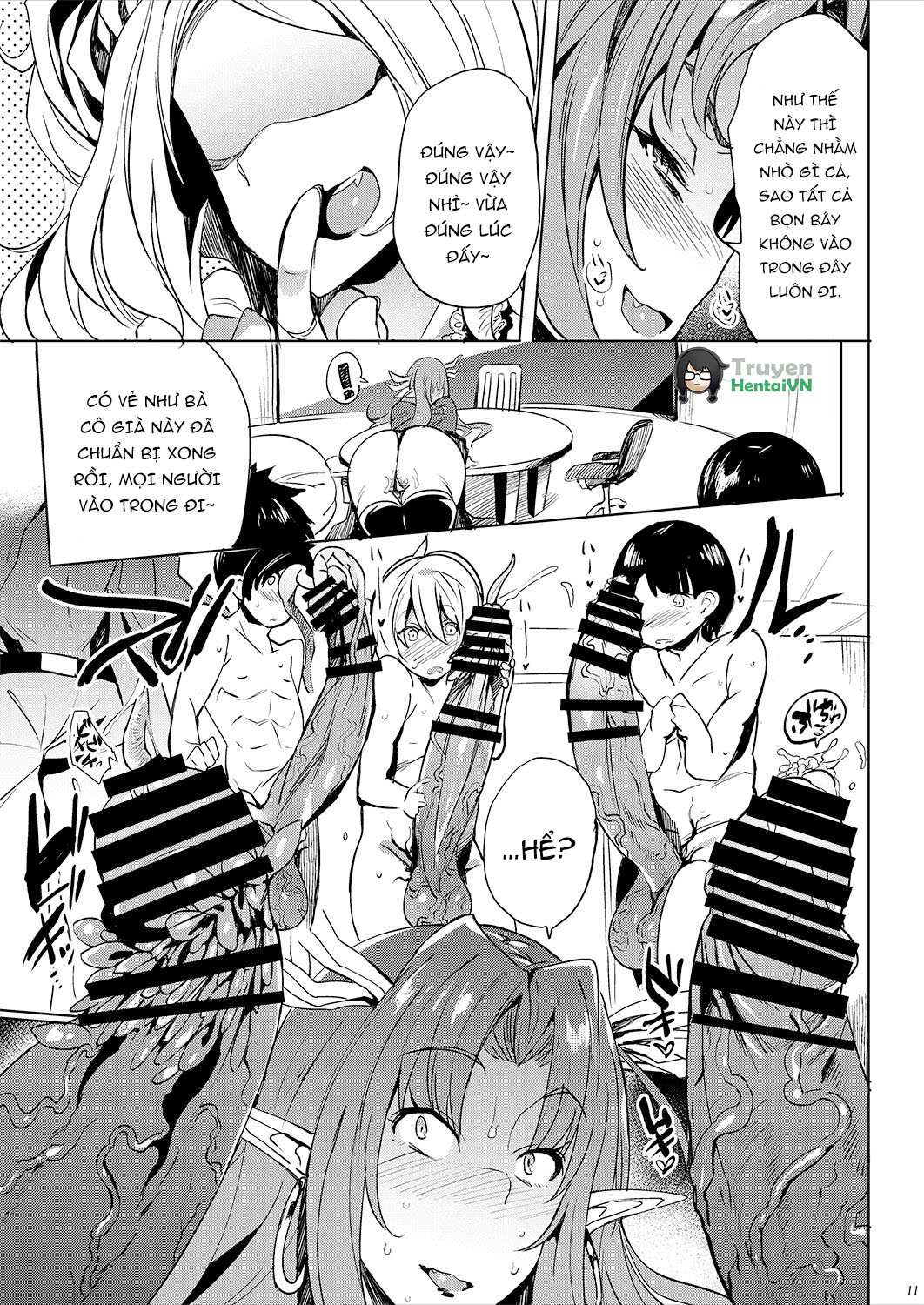 Đọc truyện hentai Sở thích ăn cặc của quái vật 3 đầu - oneshot