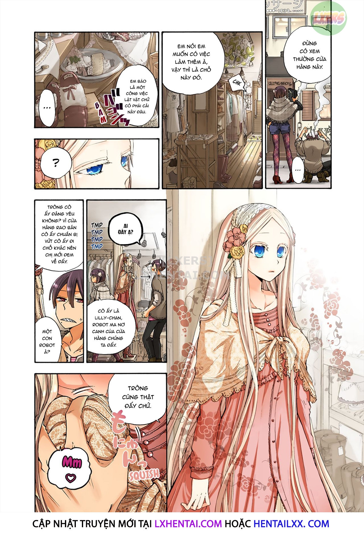 Đọc truyện hentai Robot thú cưng Lilly - Chap 15