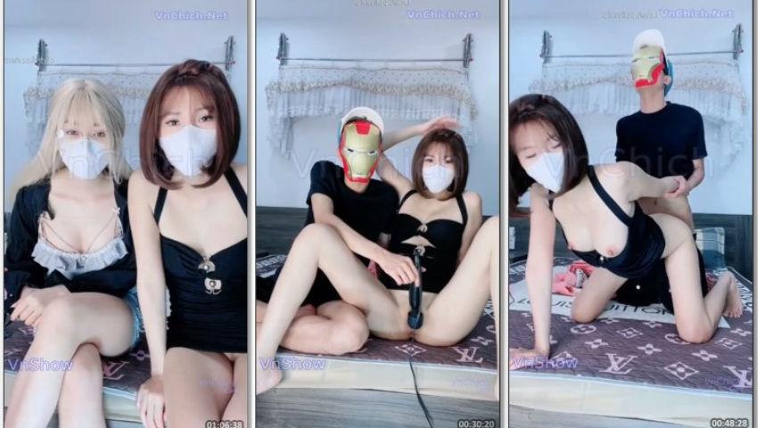 MMlive be_nong Ông kia sướng vl chịch hết em này tới em kia xếp hàng chờ chịch, chịch đủ tư thế , xem nứng vl - Phần 1