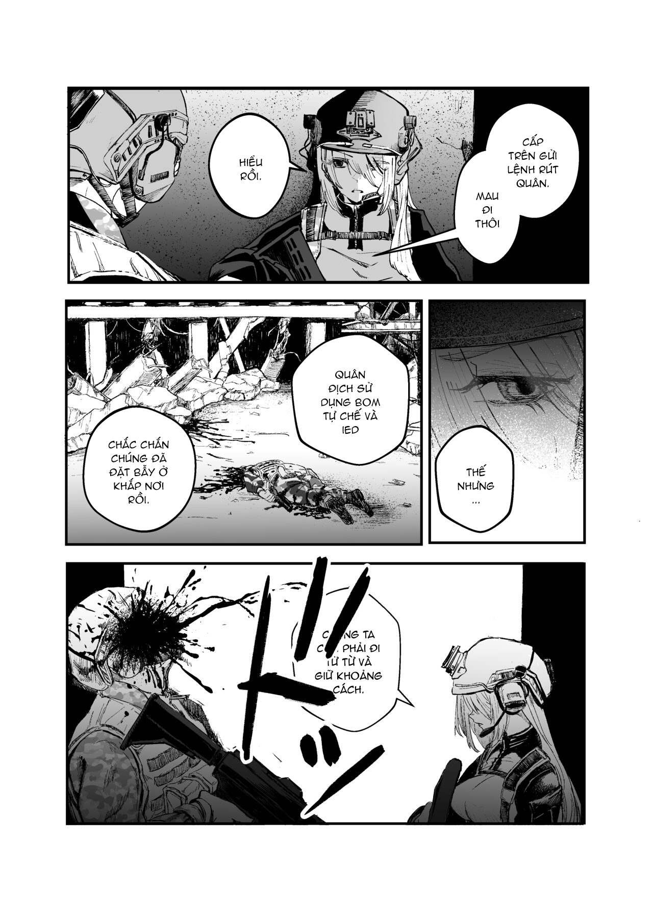 Đọc truyện hentai Thiếu nữ quân nhân thua trận - Oneshot