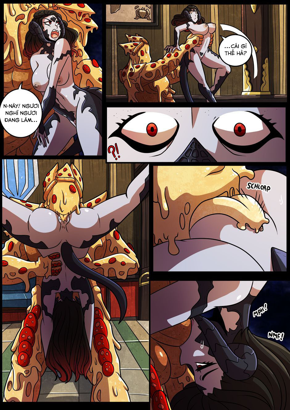 Đọc truyện hentai Đại tiệc Pizza - Oneshot