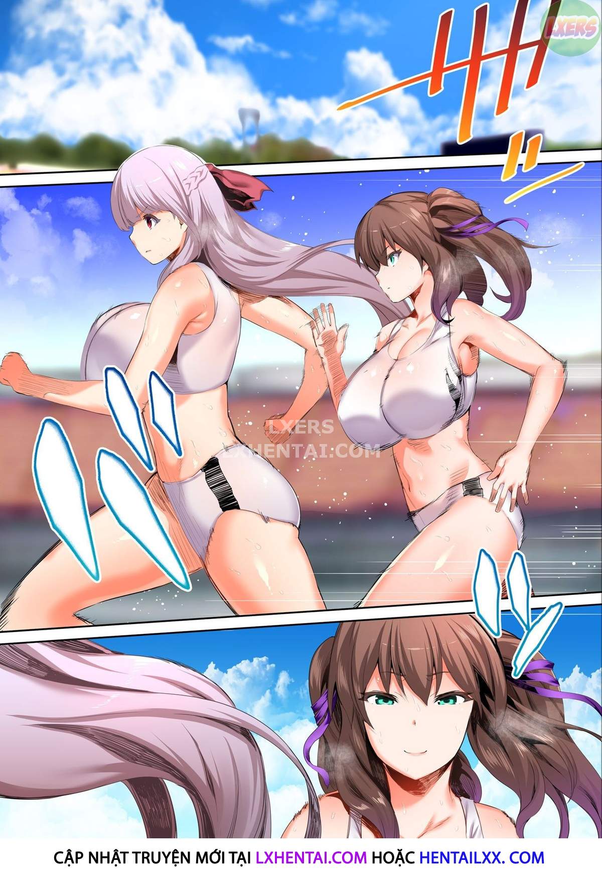 Đọc truyện hentai Rikujoubu Buchou To Fukubuchou Wa Ore No Nama Onaho!!! - Chap 1