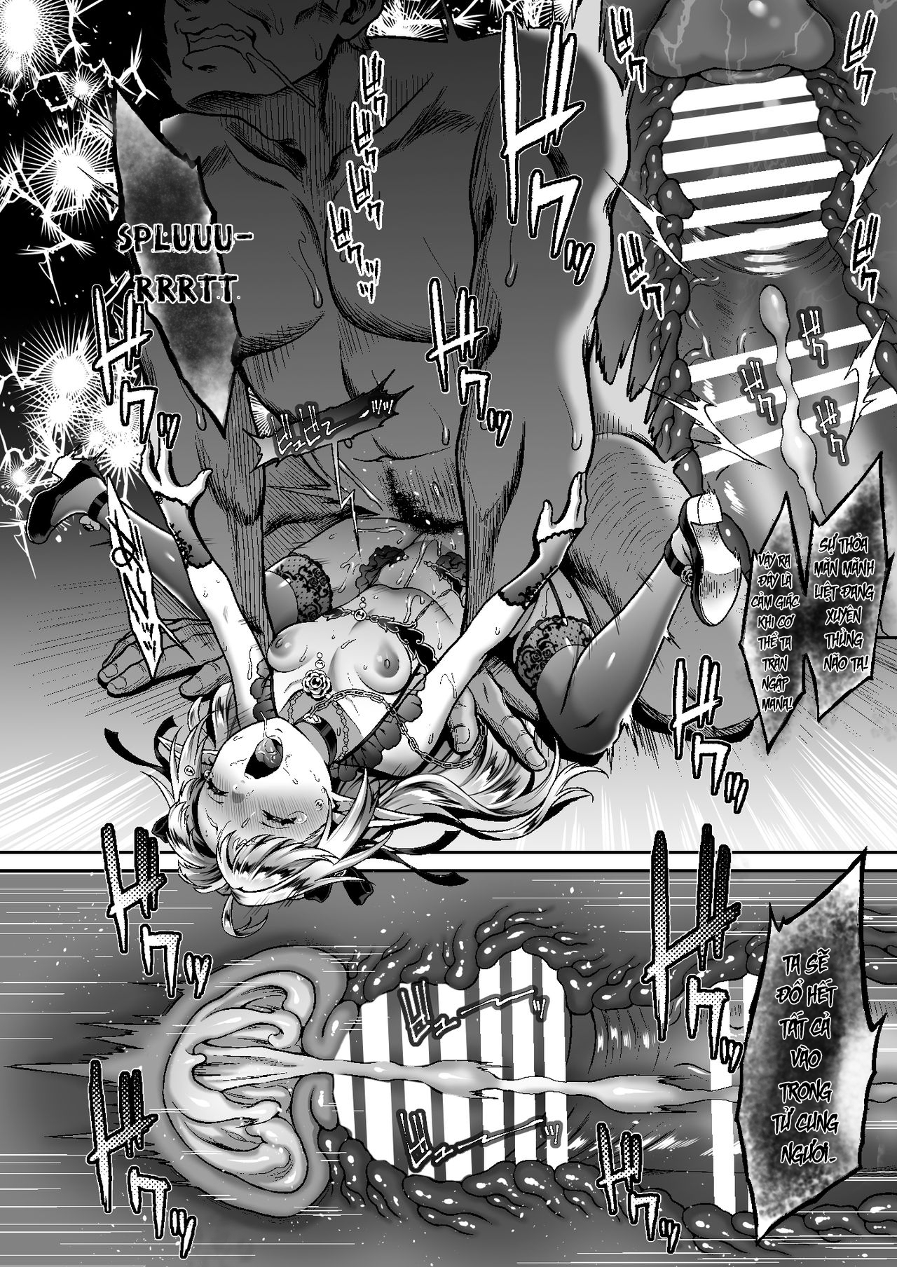 Đọc truyện hentai Nàng Elf bán Hoa dưới ánh hoàng hôn - Chap 6